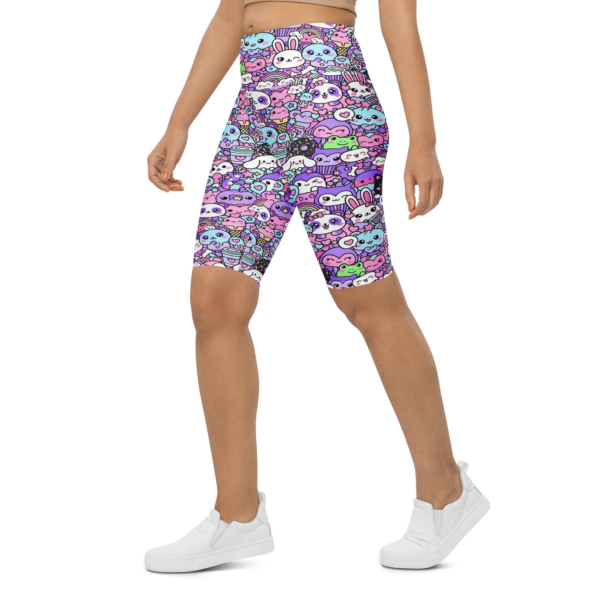 Kawaii Pastel Goth Bike Shorts | GearBunch