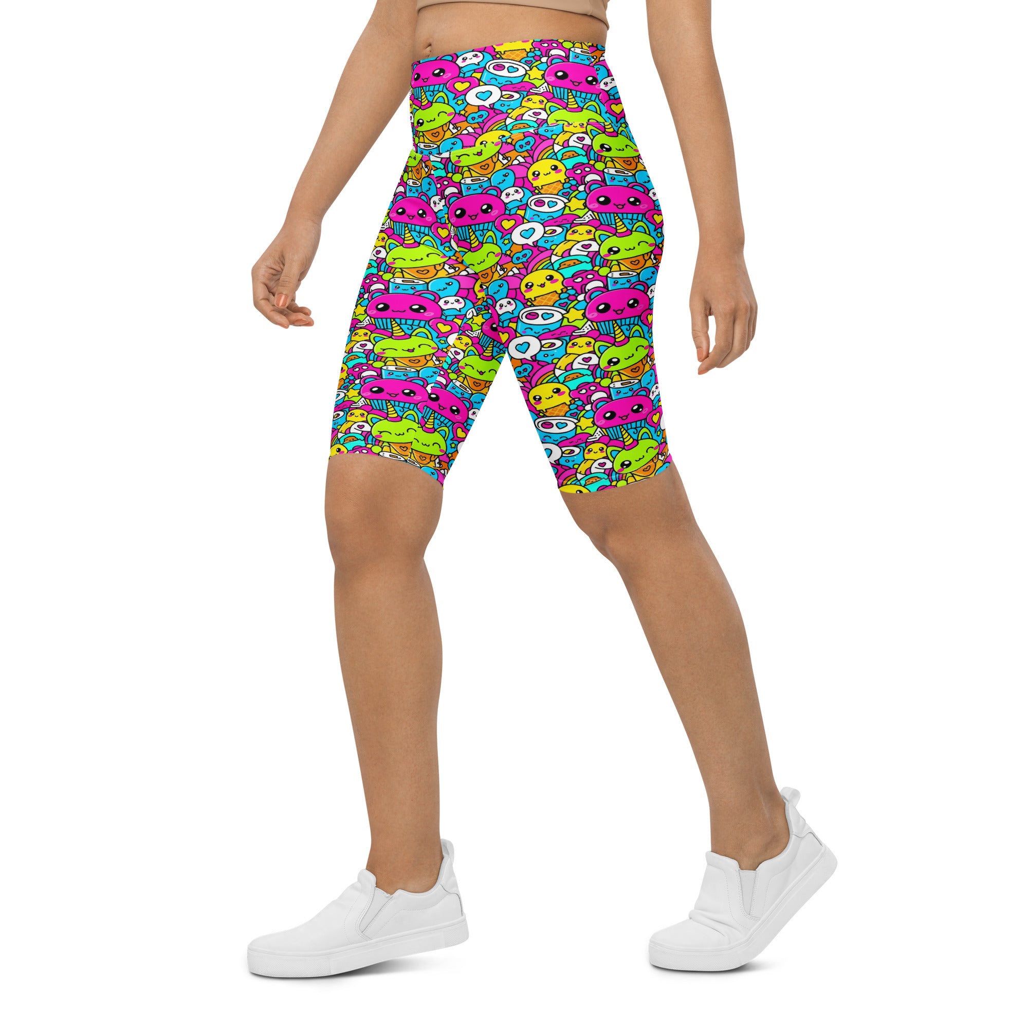 Kawaii Candy Land Bike Shorts | GearBunch