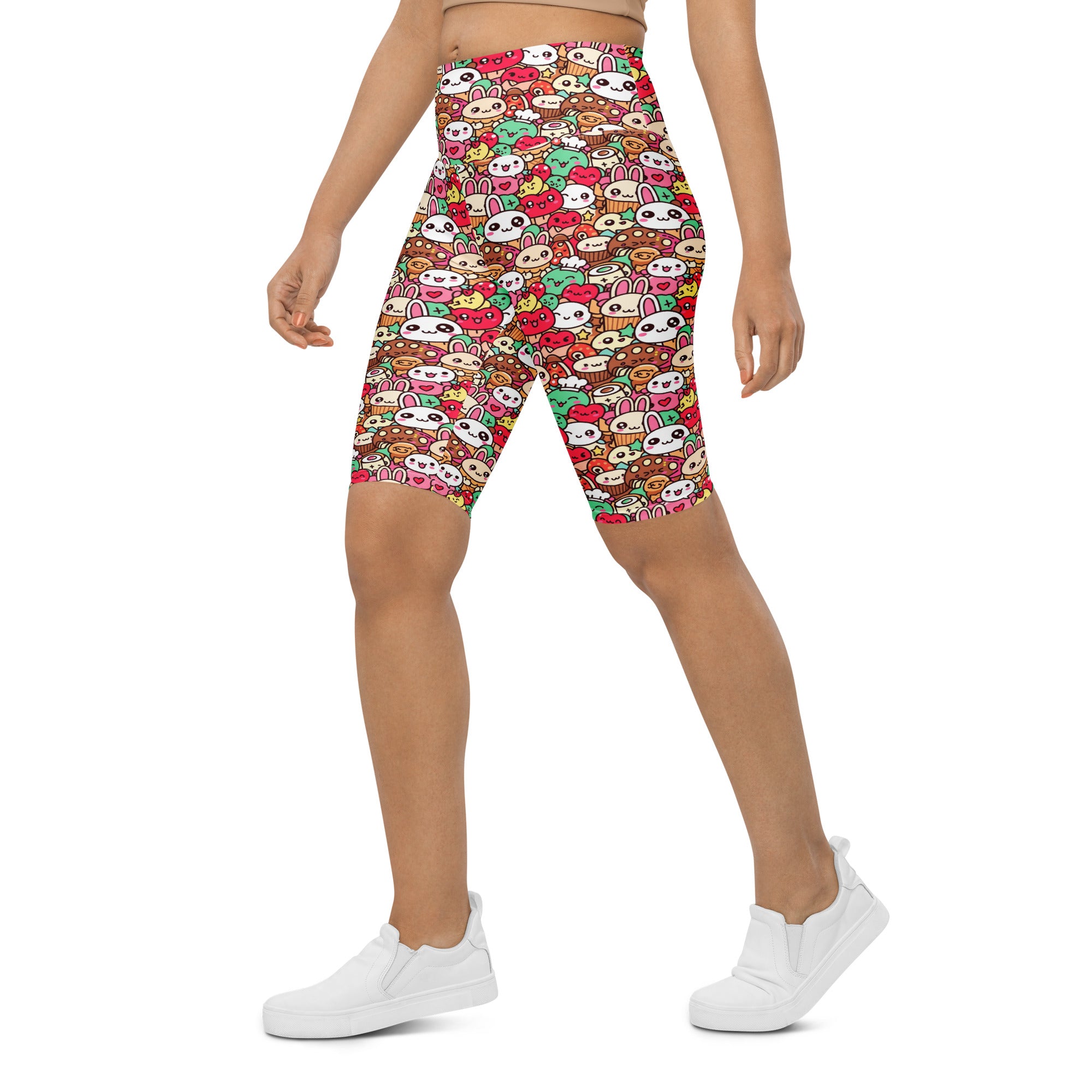 Kawaii Bakery Shop Bike Shorts | GearBunch