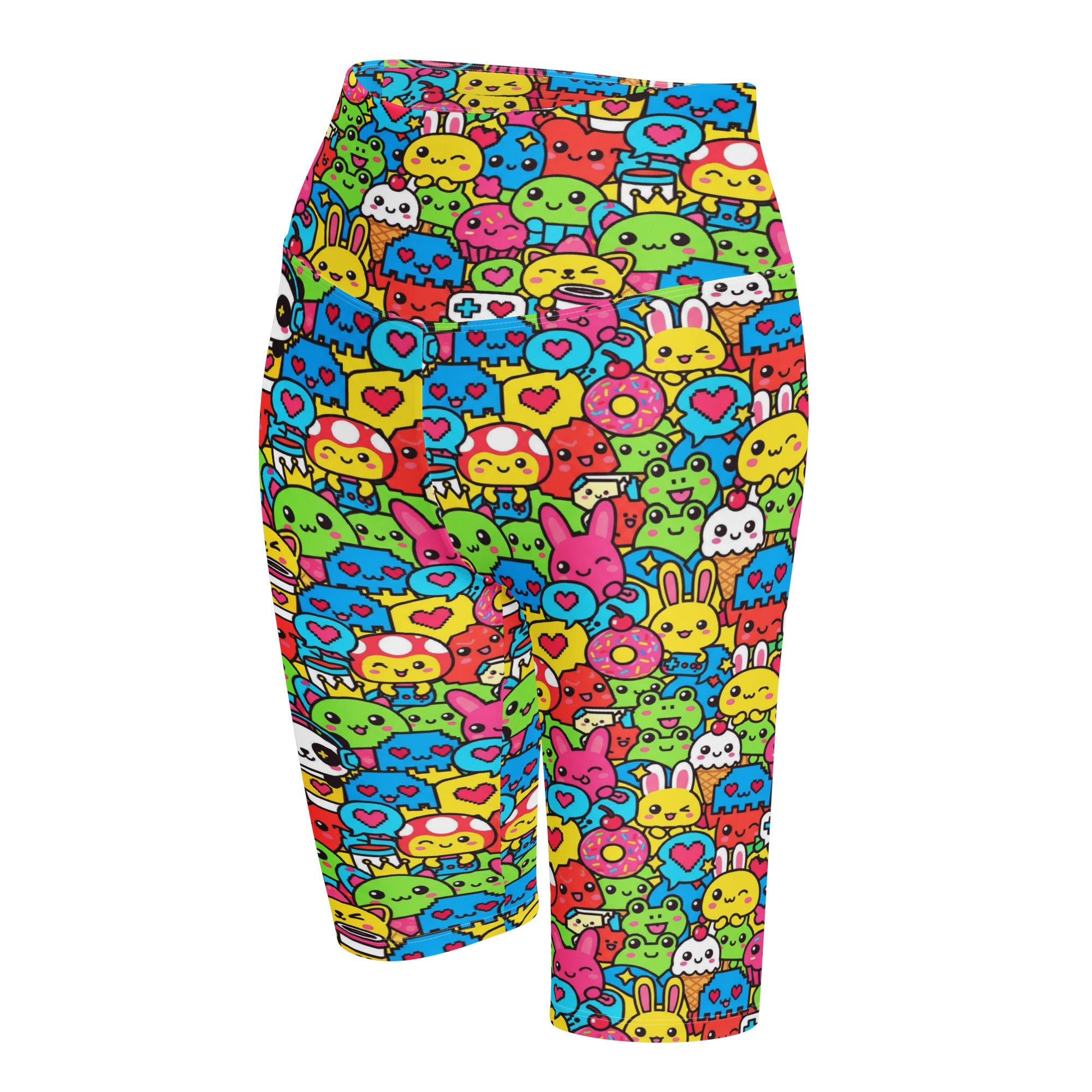 Kawaii Arcade Game Bike Shorts | GearBunch