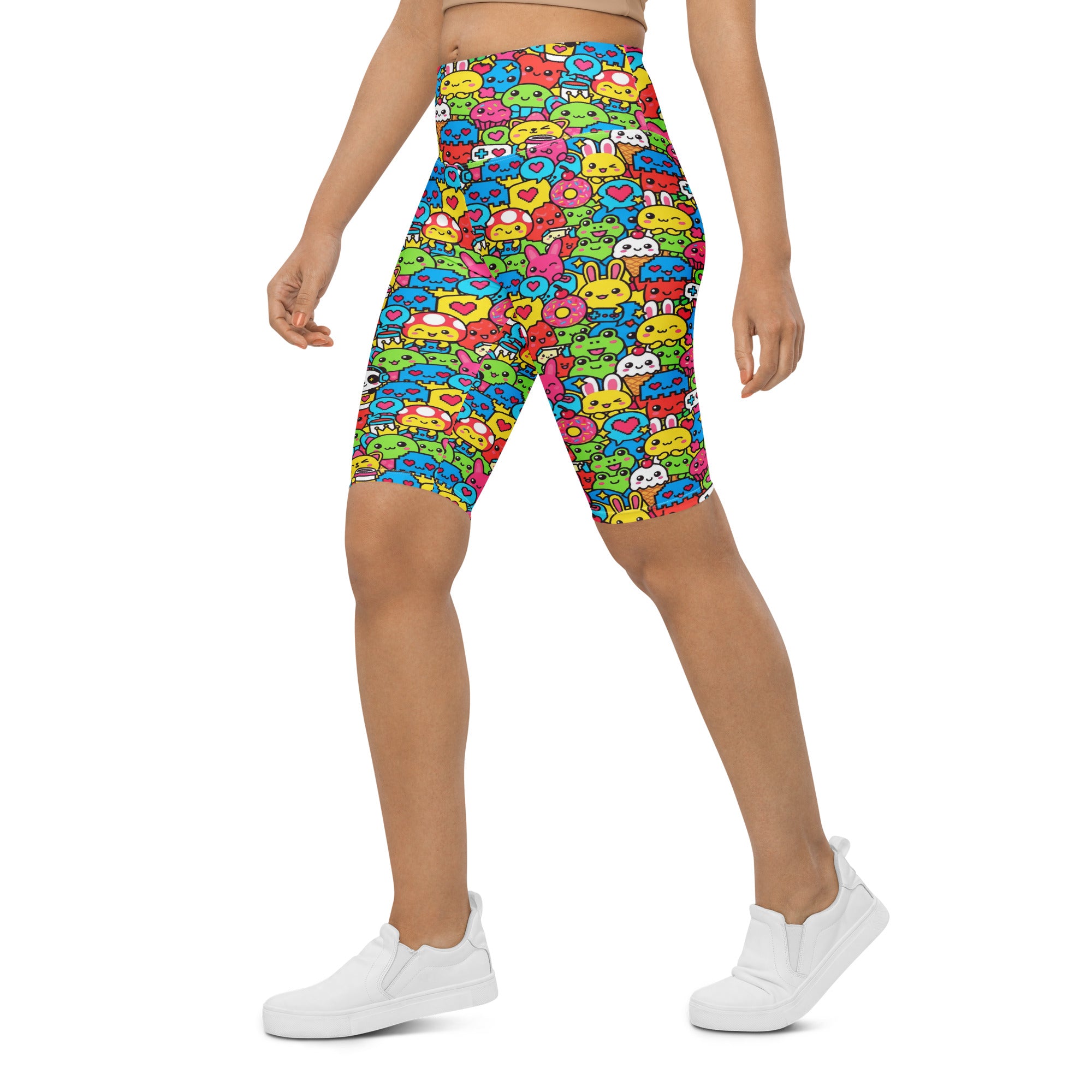 Kawaii Arcade Game Bike Shorts | GearBunch