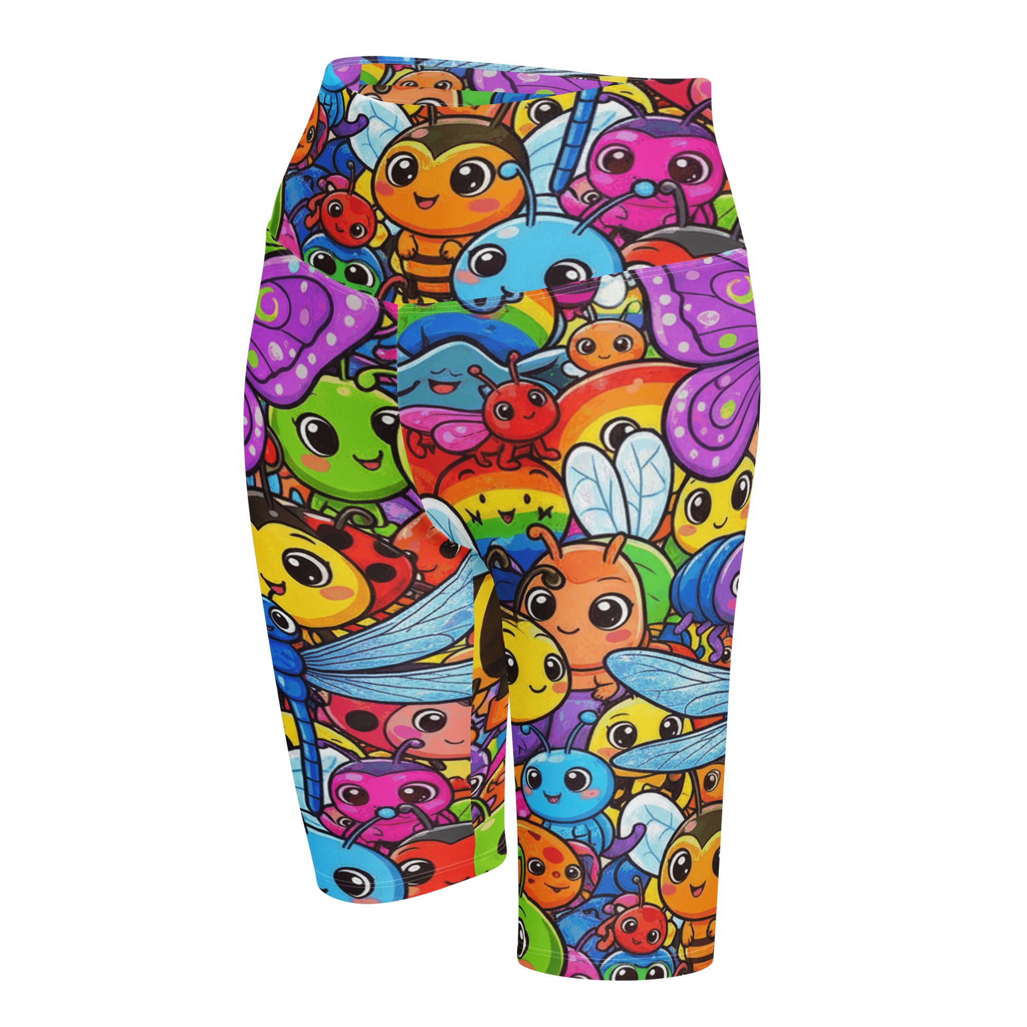 Vibrant Bug Life Bike Shorts | GearBunch