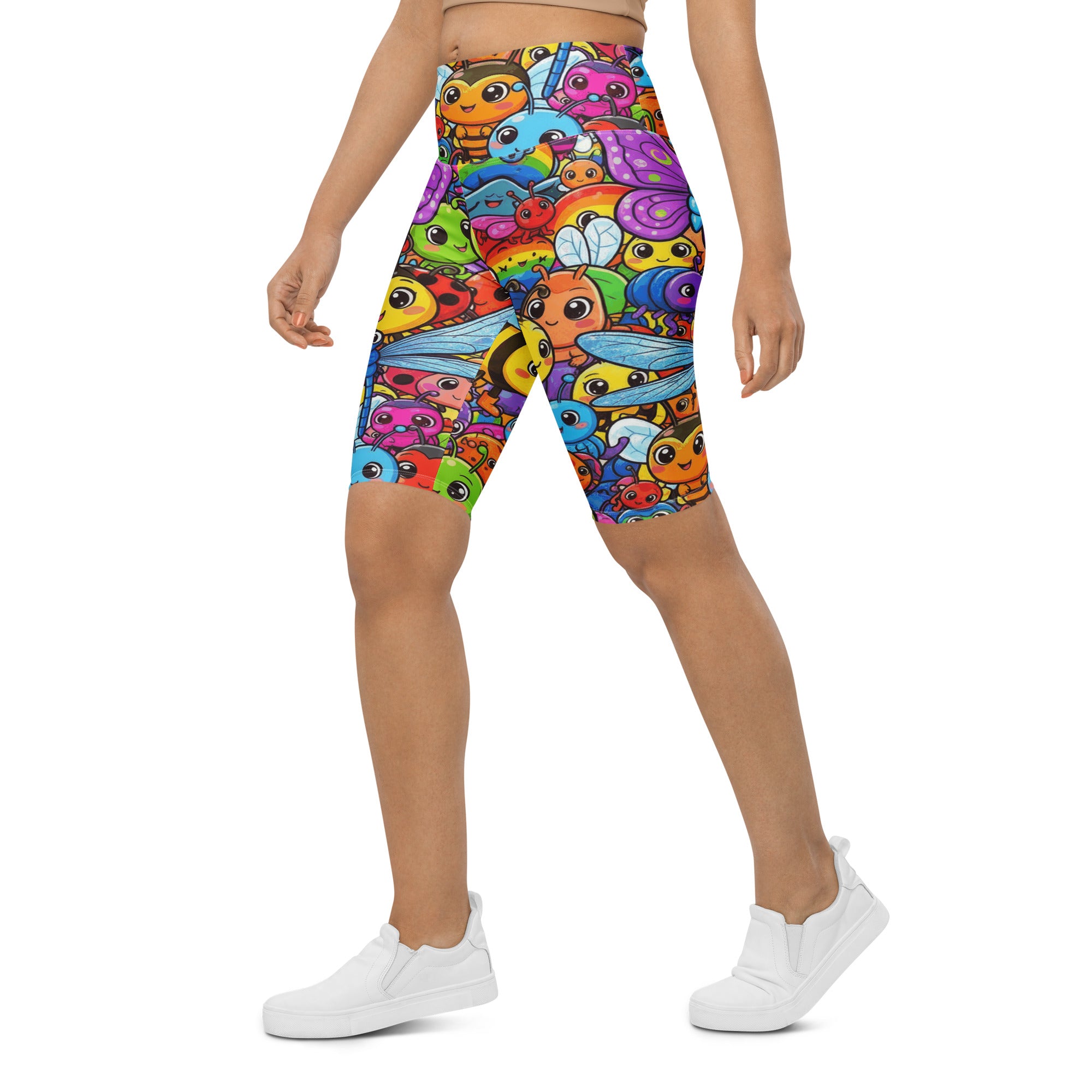 Vibrant Bug Life Bike Shorts | GearBunch