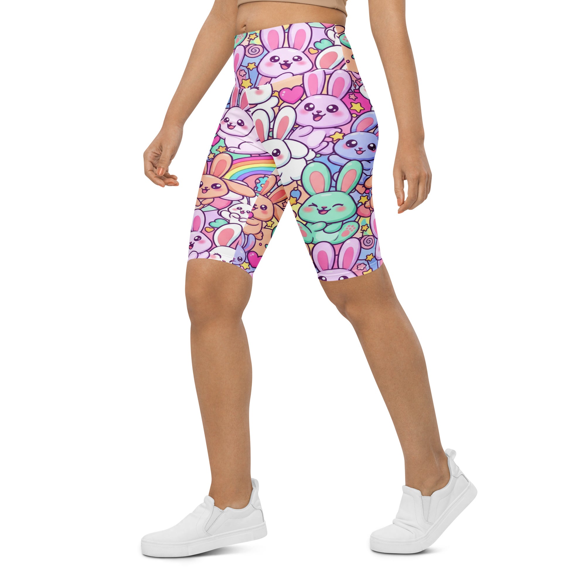 Vibrant Bunny Hop Bike Shorts | GearBunch