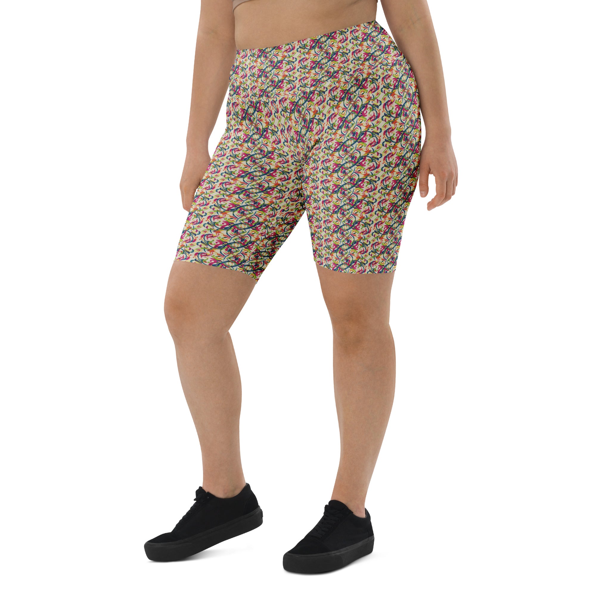 Ciao Bella Script Bike Shorts | GearBunch