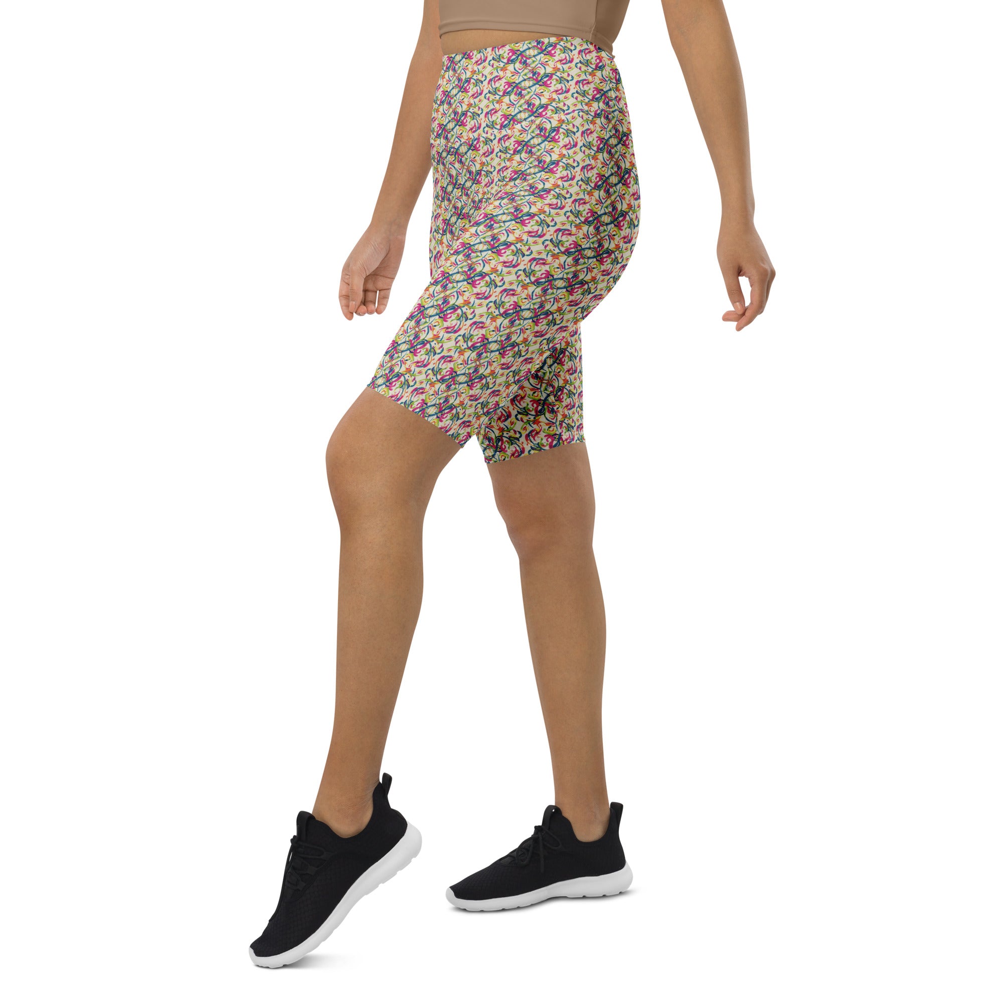 Ciao Bella Script Bike Shorts | GearBunch