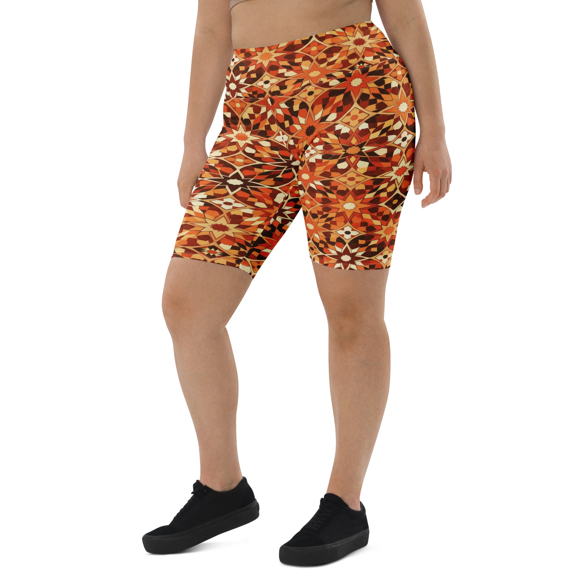 Zellige Desert Sand Bike Shorts | GearBunch