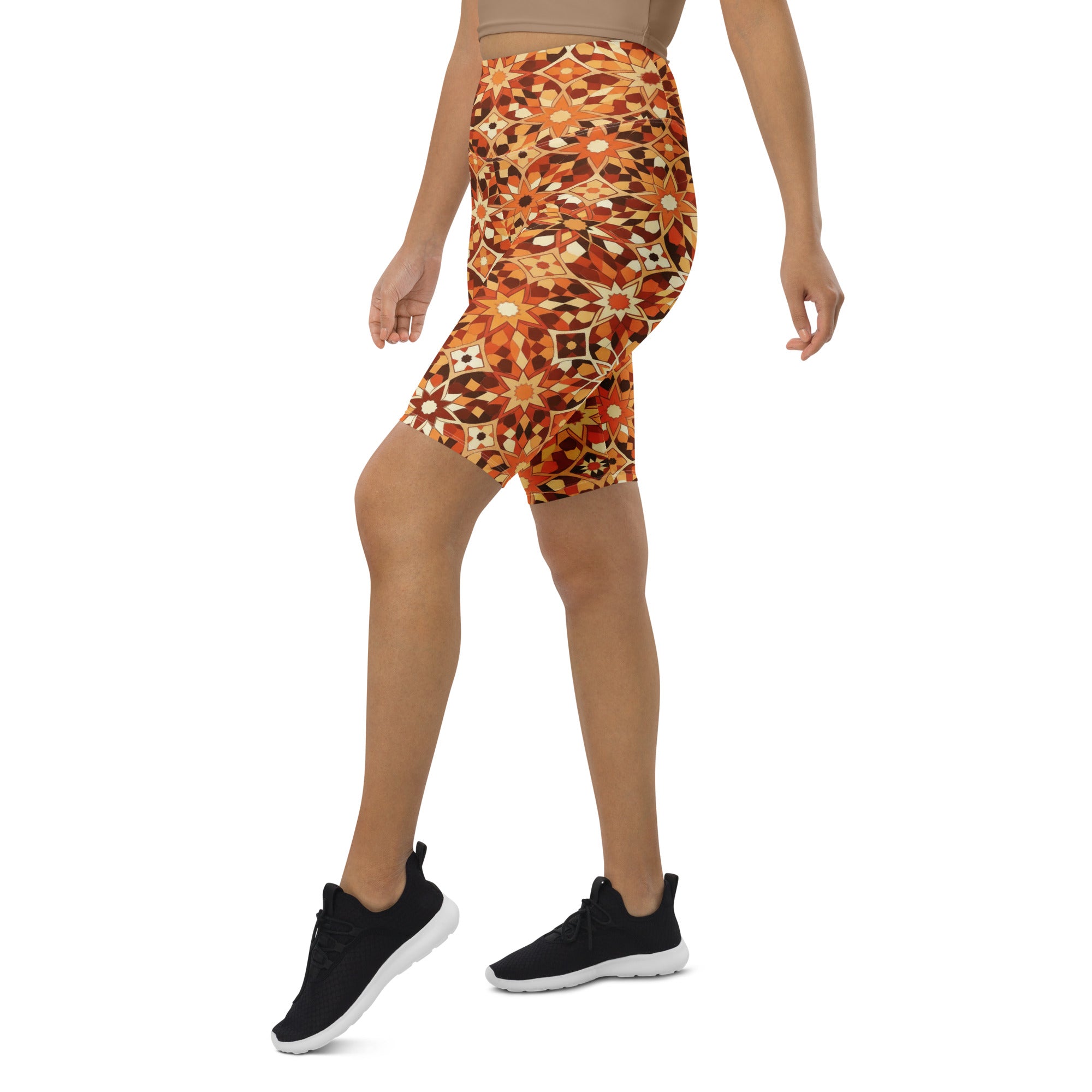 Zellige Desert Sand Bike Shorts | GearBunch