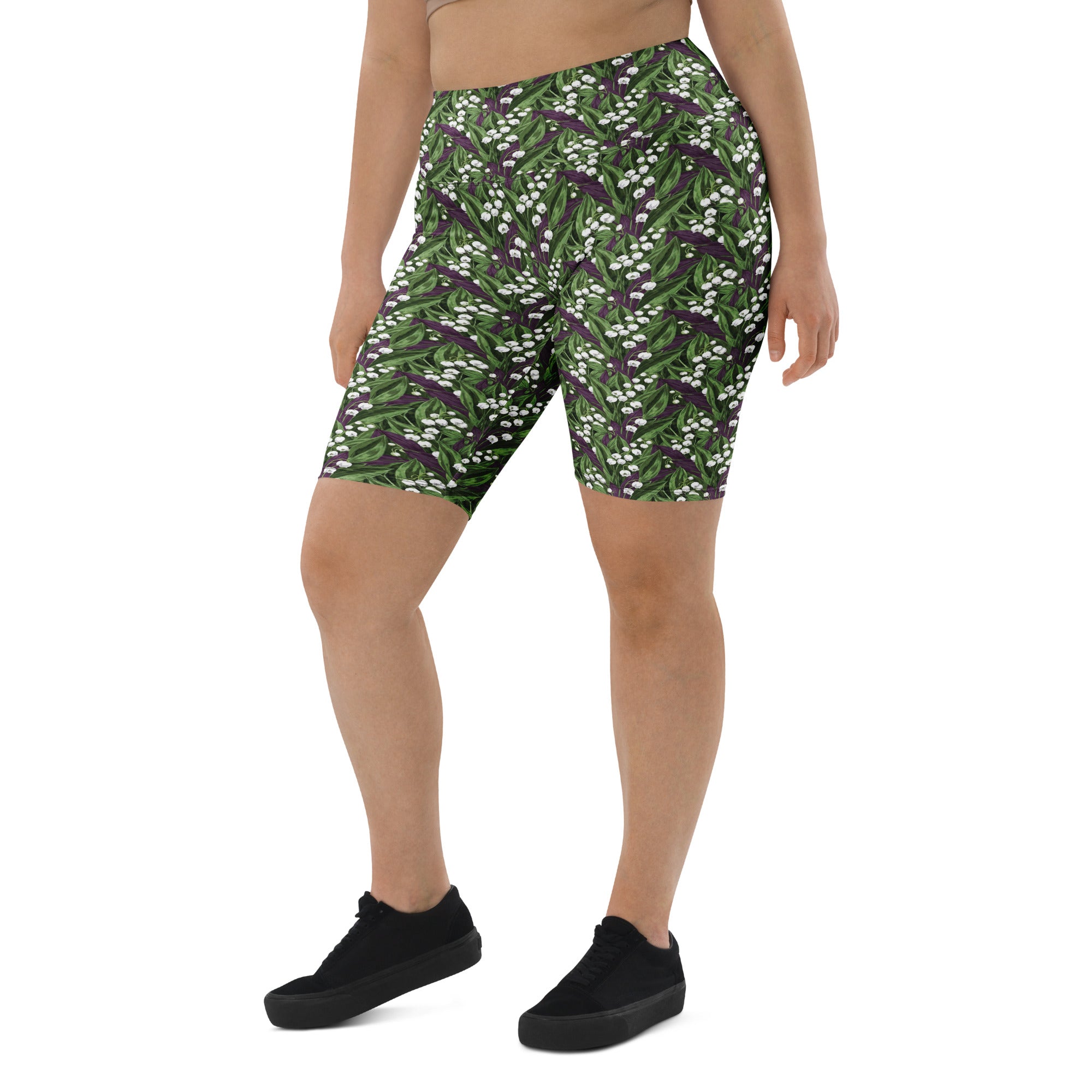 Lily of the Valley Bike Shorts | GearBunch