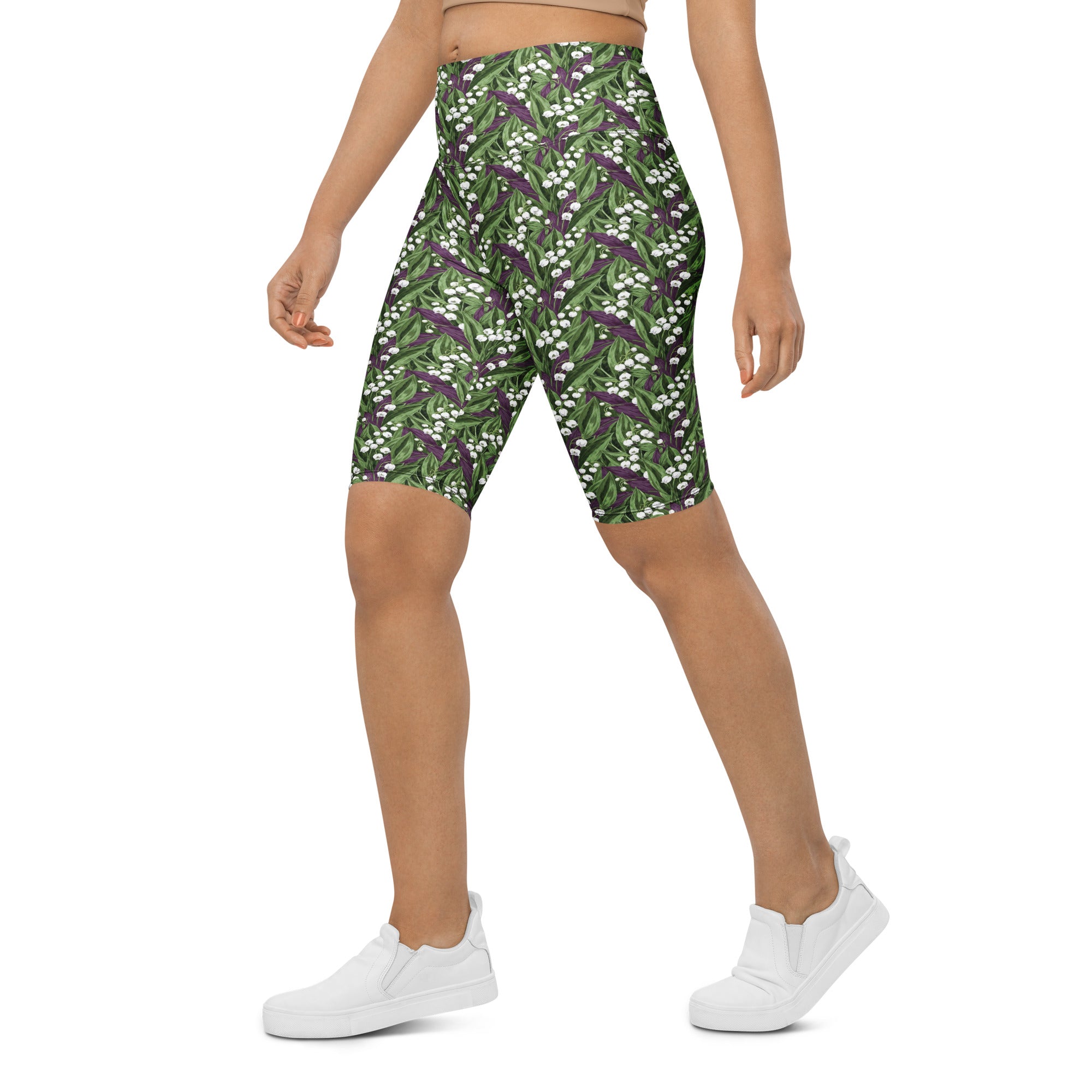 Lily of the Valley Bike Shorts | GearBunch