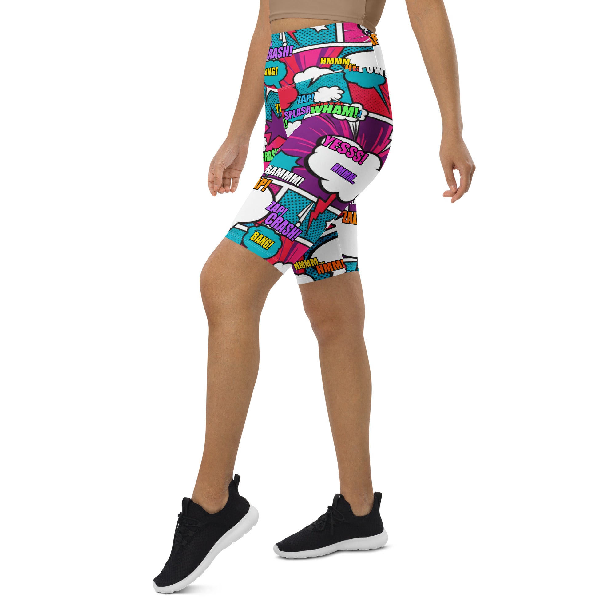 Comic Strip Roller Derby Bike Shorts | GearBunch