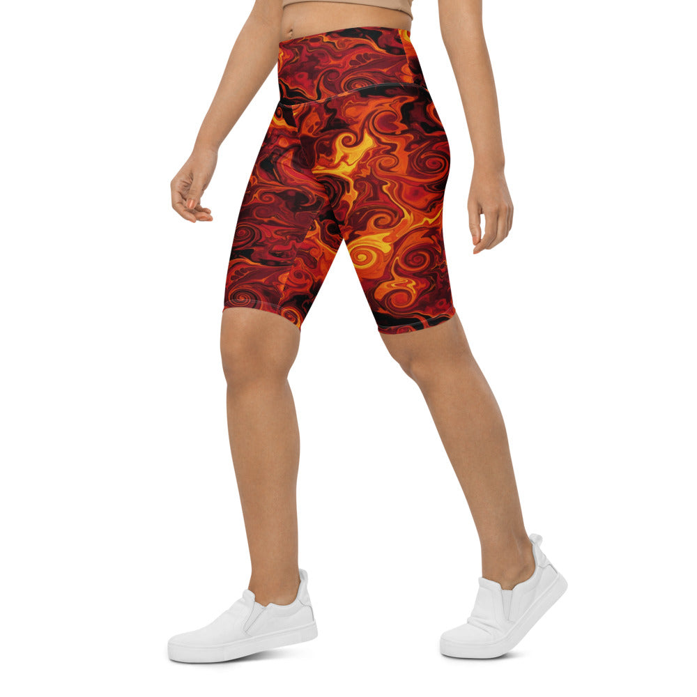 Bike Shorts left front view | GearBunch
