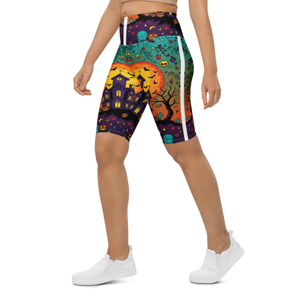 Bike Shorts left front view | GearBunch