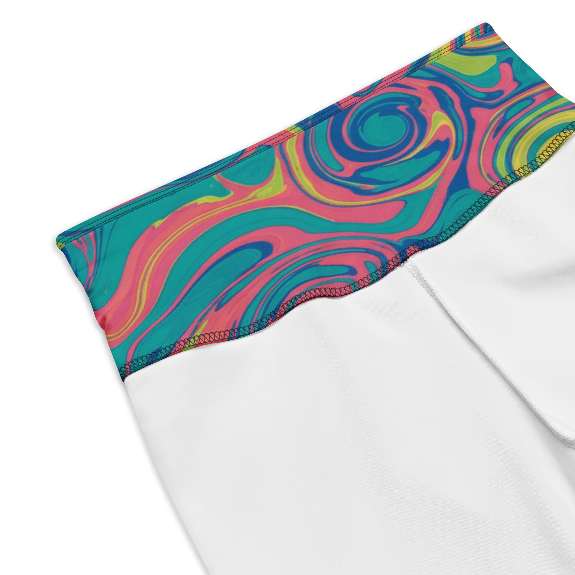 Liquid Marble Tropical Paradise Bike Shorts | GearBunch