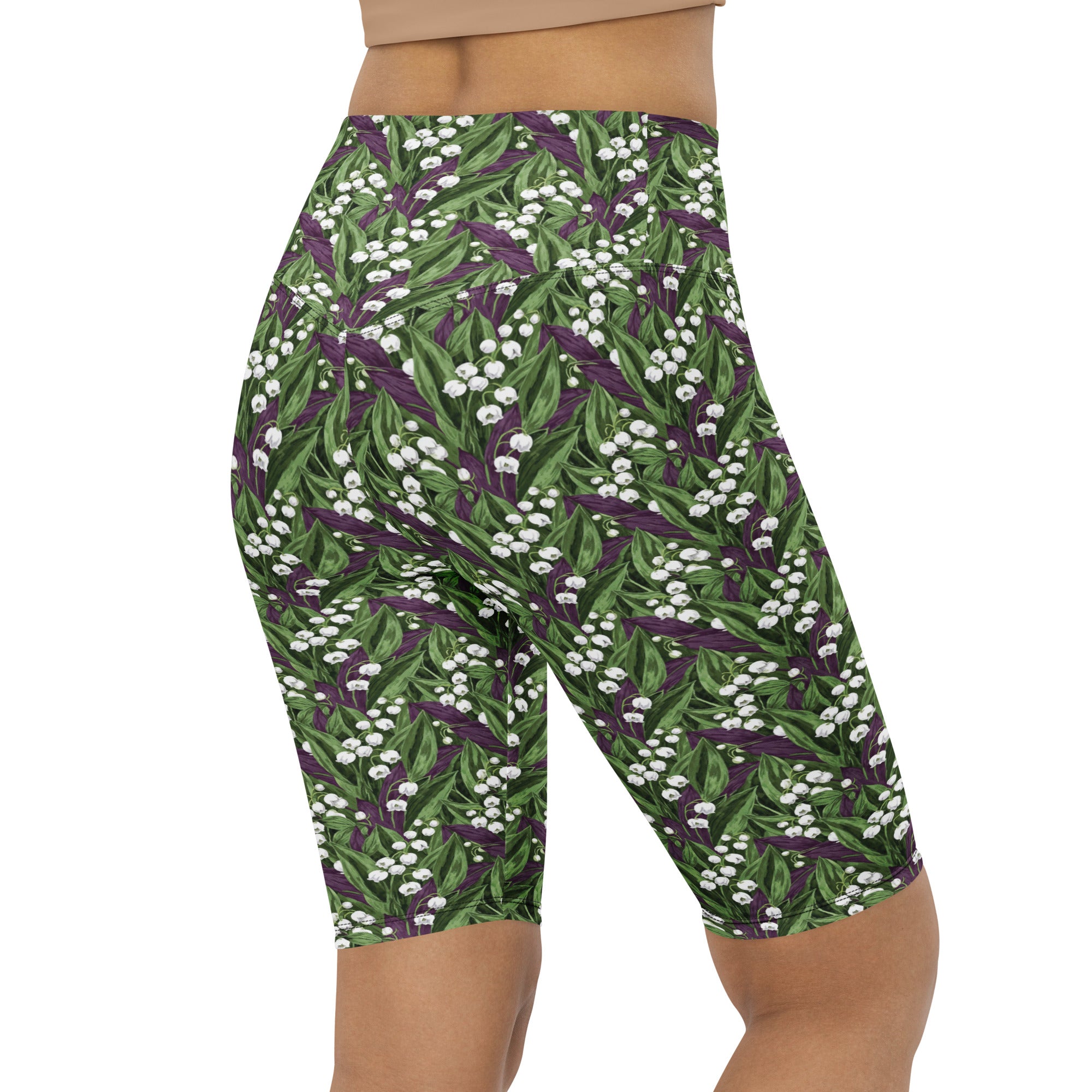Lily of the Valley Bike Shorts | GearBunch