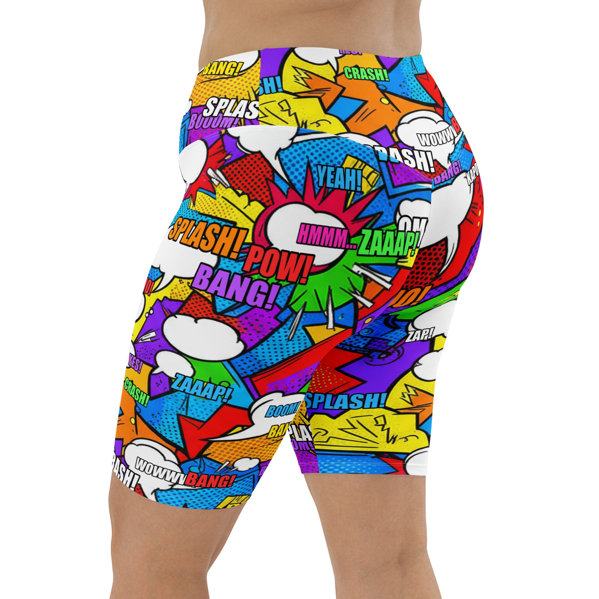 Comic Strip Classic Hero Bike Shorts | GearBunch