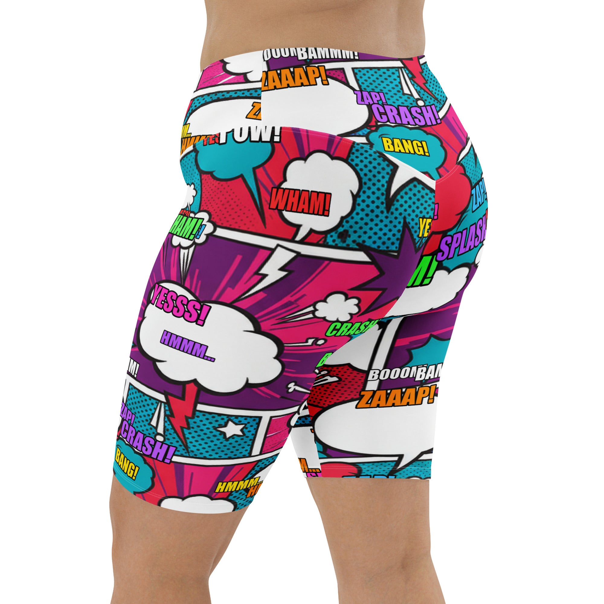 Comic Strip Roller Derby Bike Shorts | GearBunch