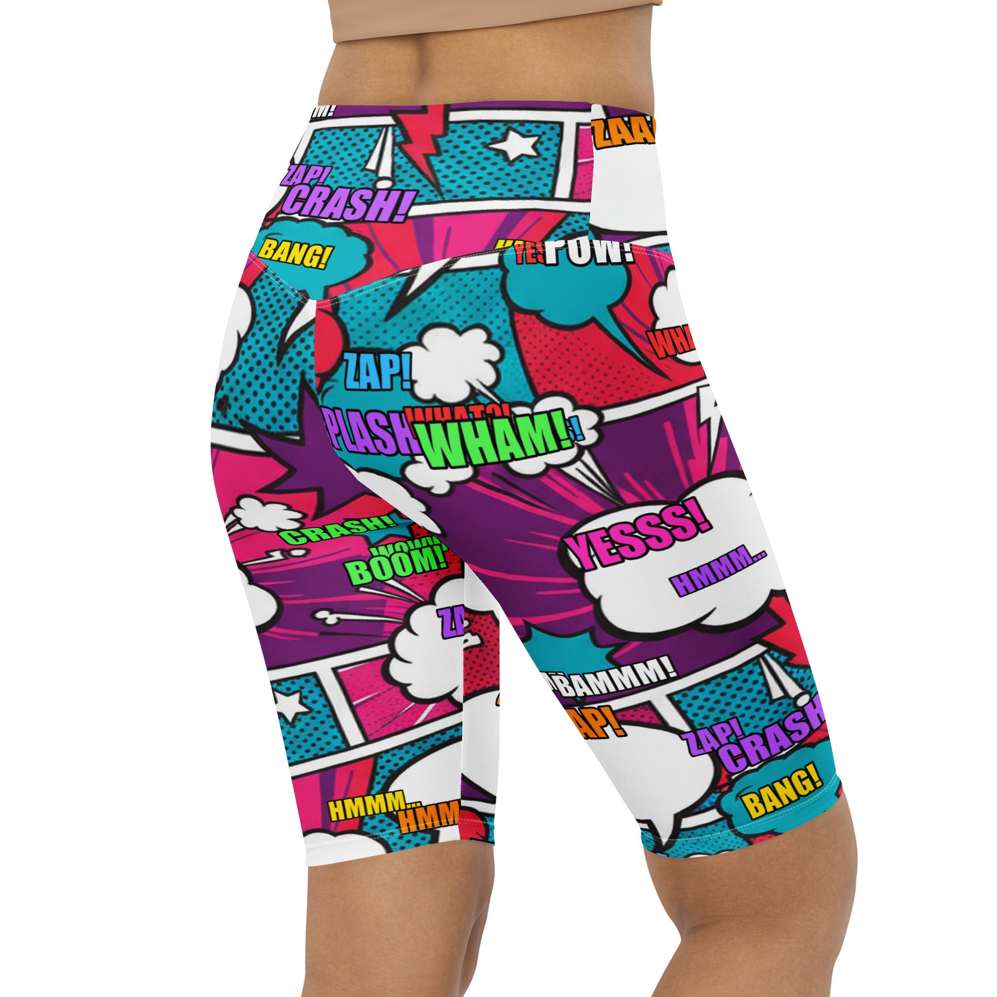 Comic Strip Roller Derby Bike Shorts | GearBunch