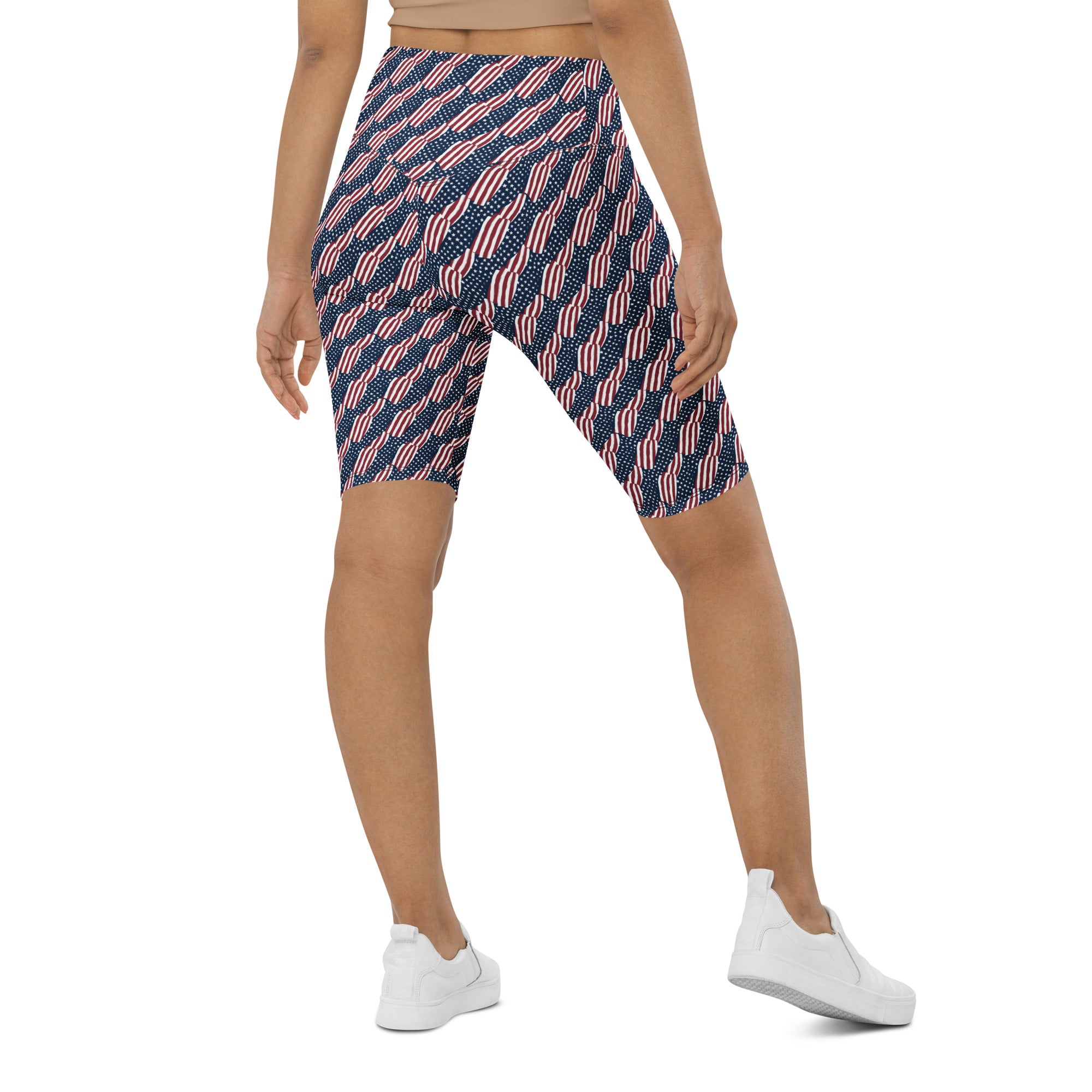 American Flag Repeat Bike Shorts | GearBunch