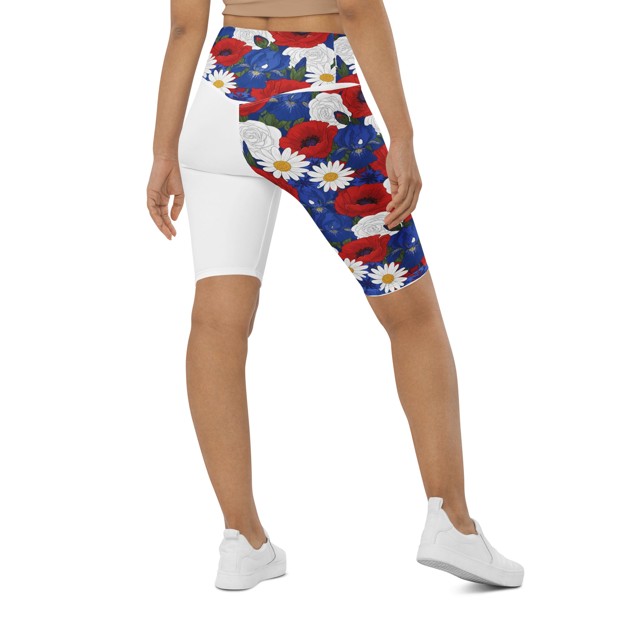 Americana Wildflower Bike Shorts | GearBunch