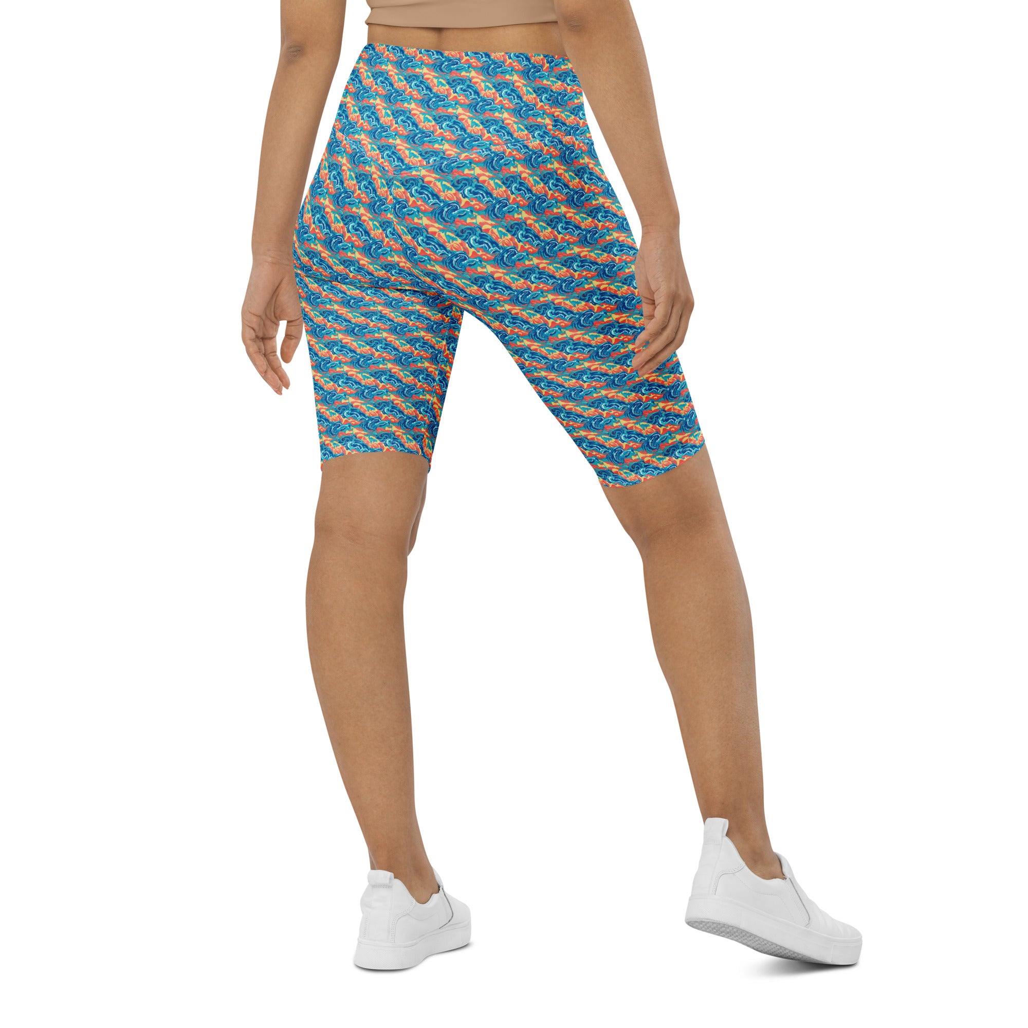 Coastal Vacation Landscape Bike Shorts | GearBunch