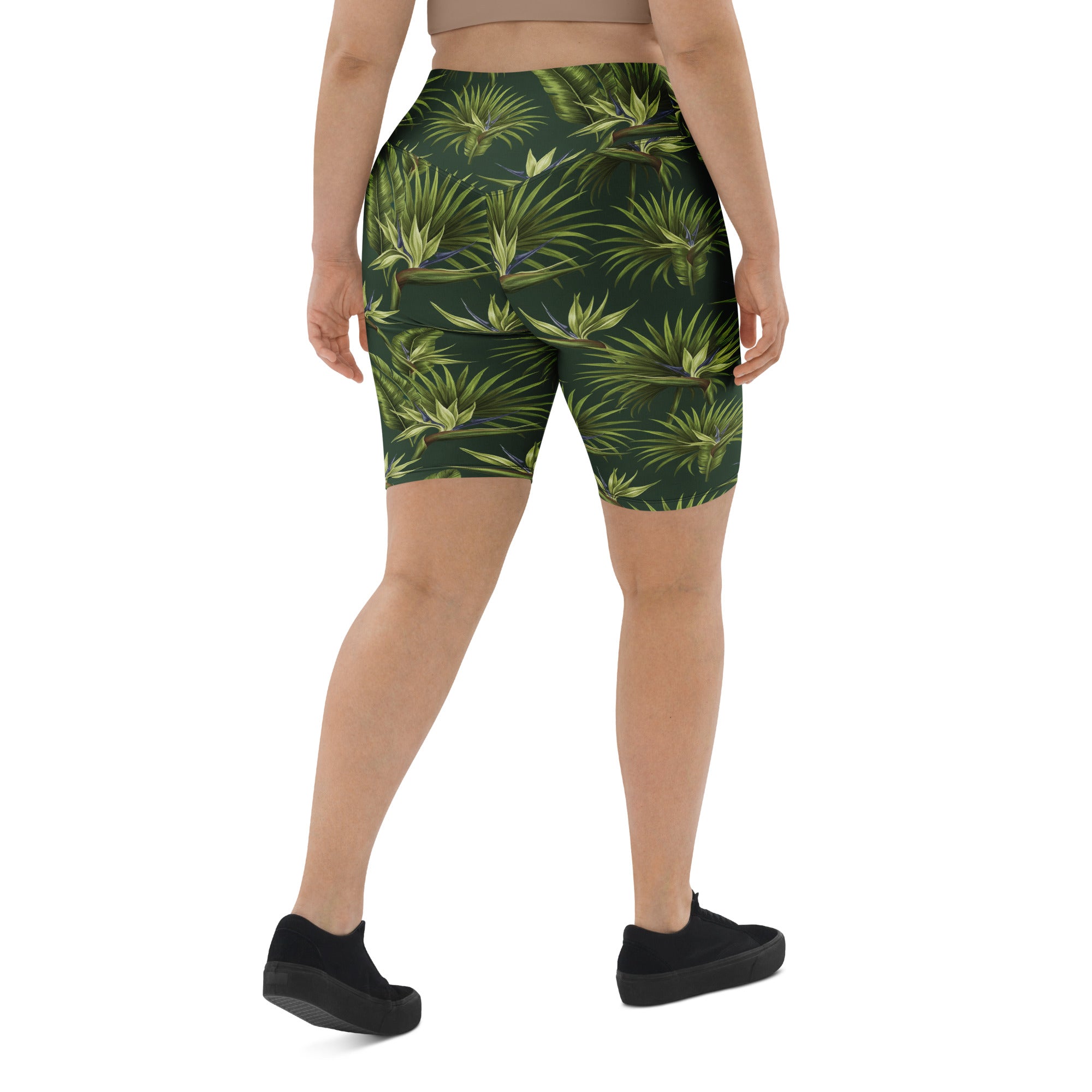 Tropical Palm Grove Bike Shorts | GearBunch