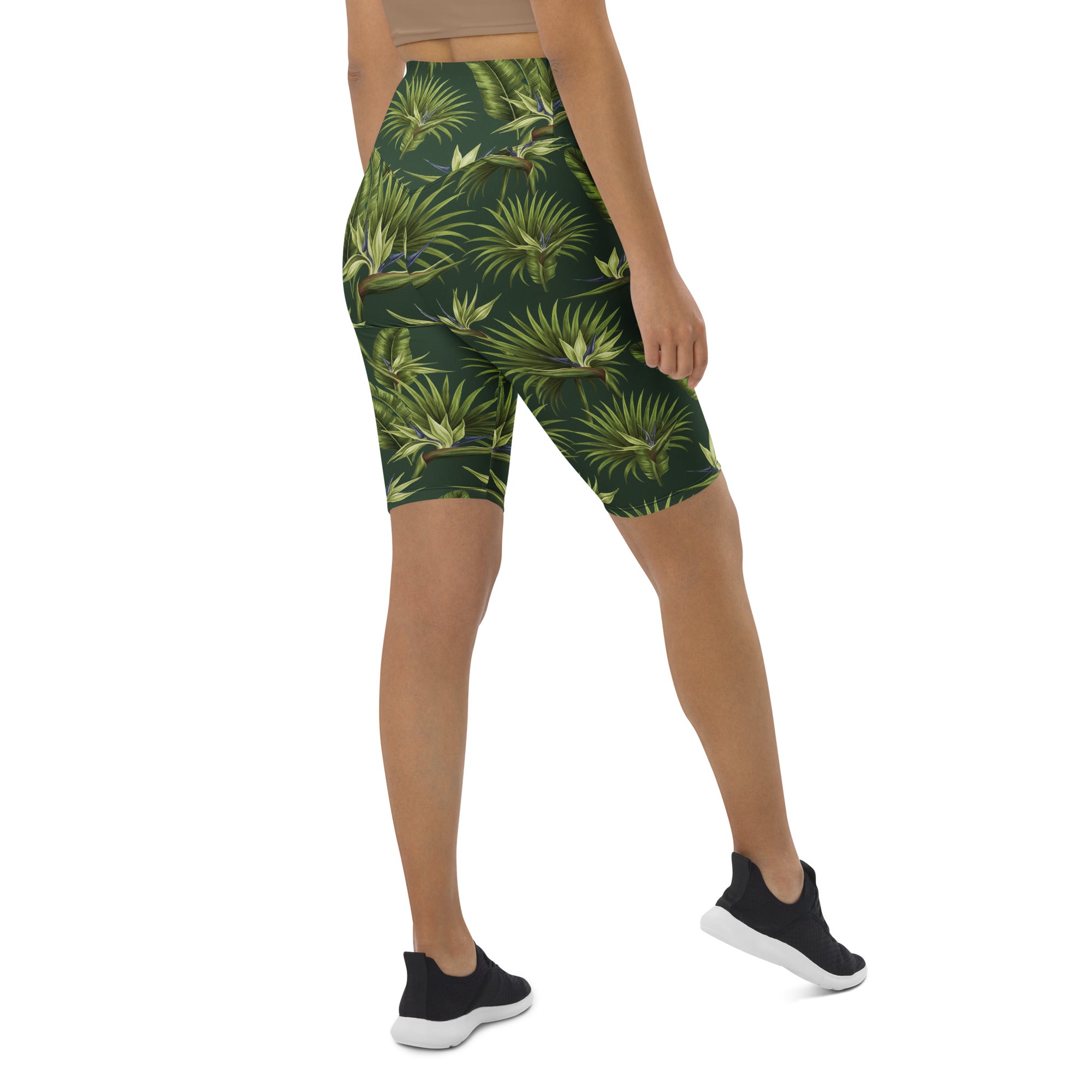 Tropical Palm Grove Bike Shorts | GearBunch