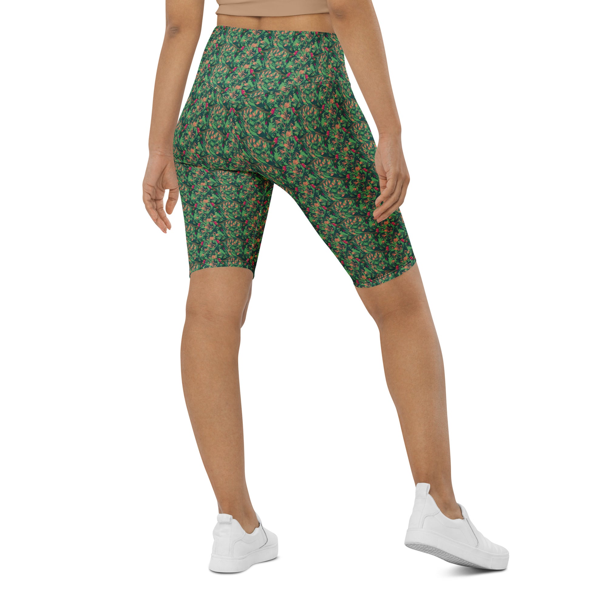 Ruby-throated Hummingbird Bike Shorts | GearBunch