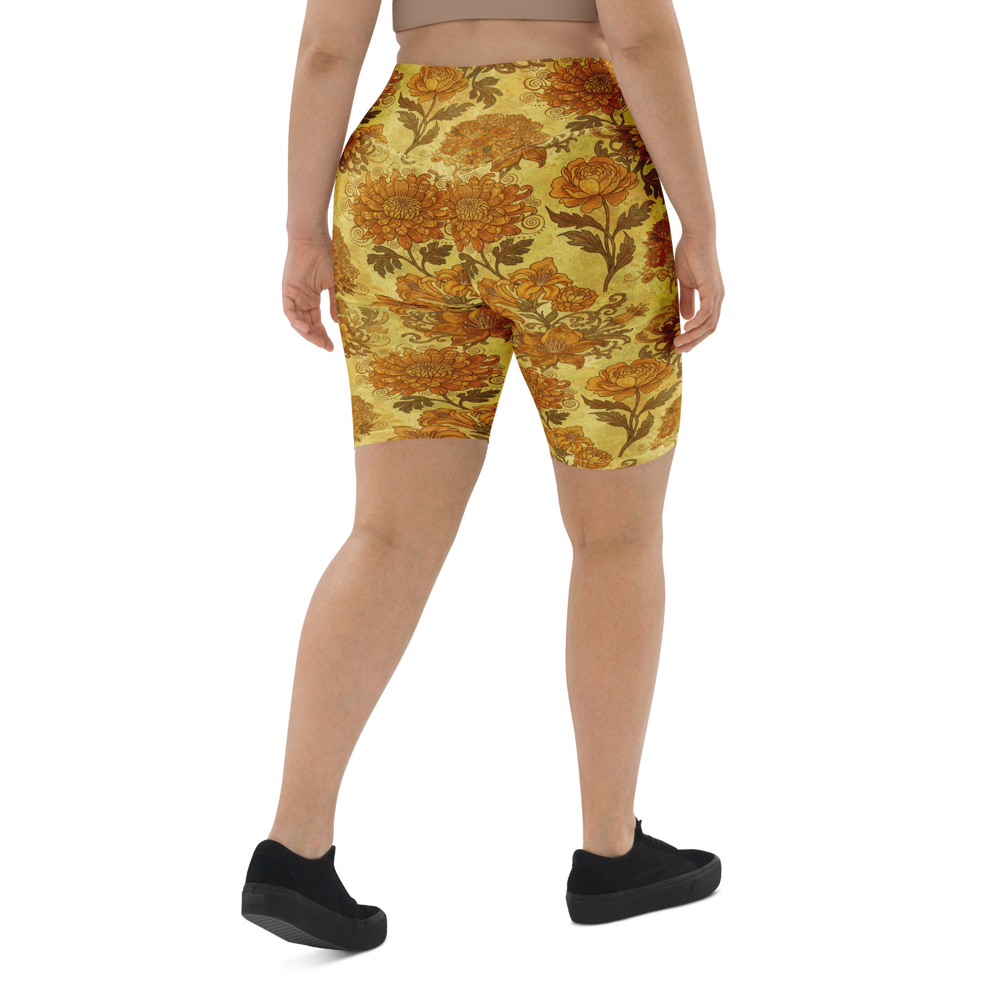 Gustav Klimt Garden Bike Shorts | GearBunch