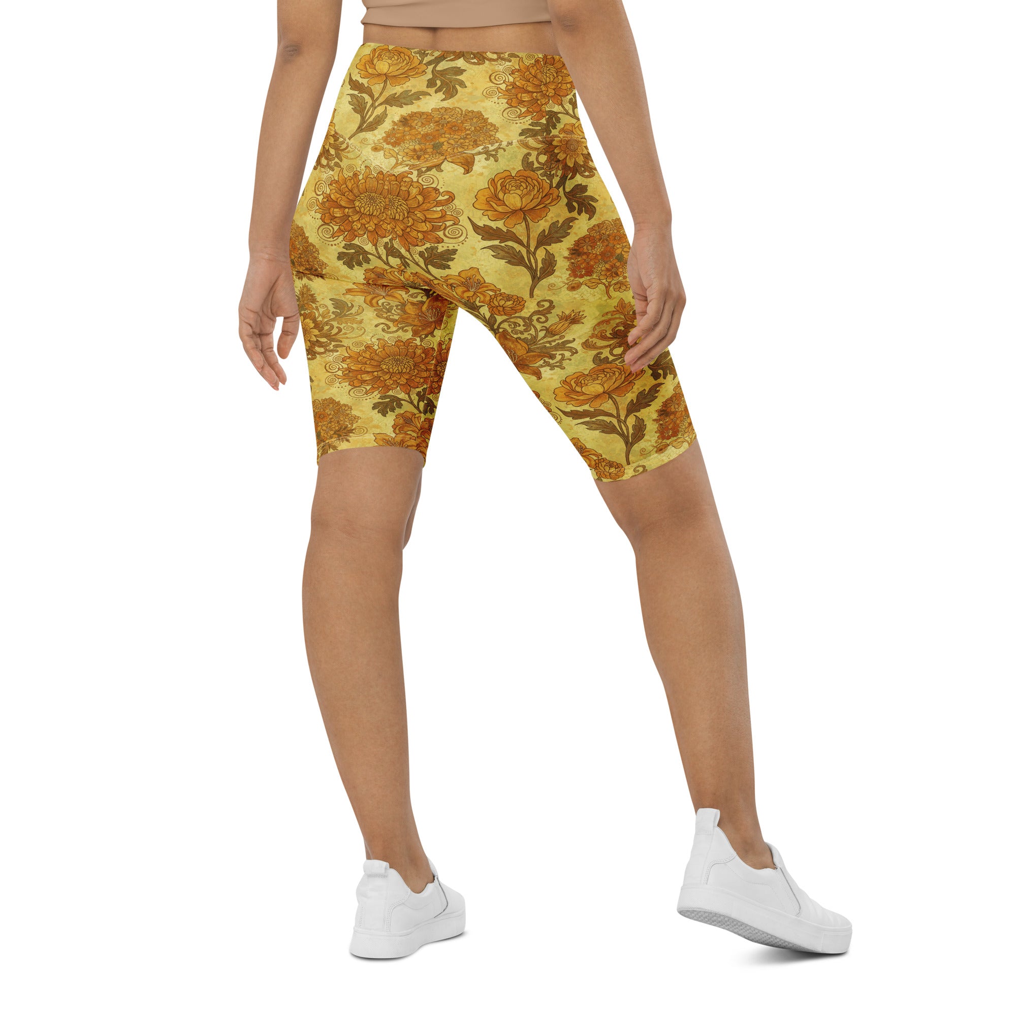 Gustav Klimt Garden Bike Shorts | GearBunch