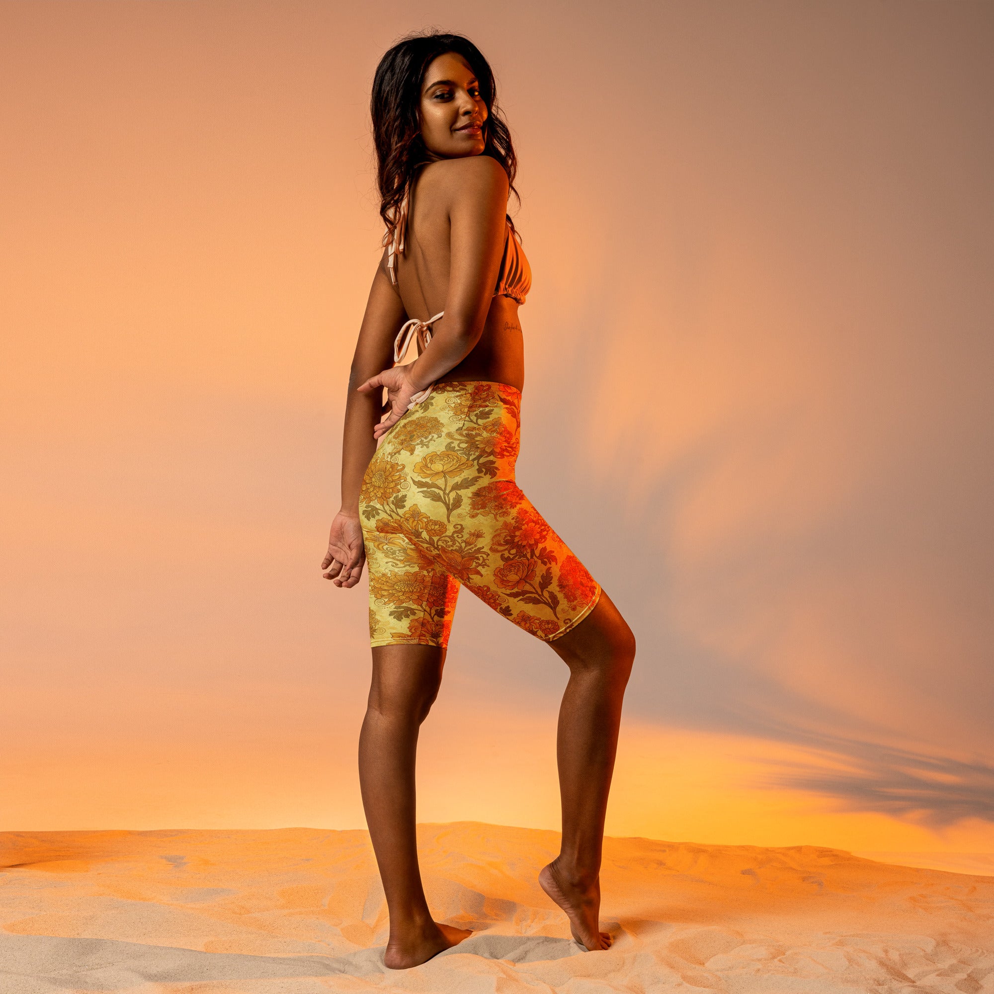 Gustav Klimt Garden Bike Shorts | GearBunch