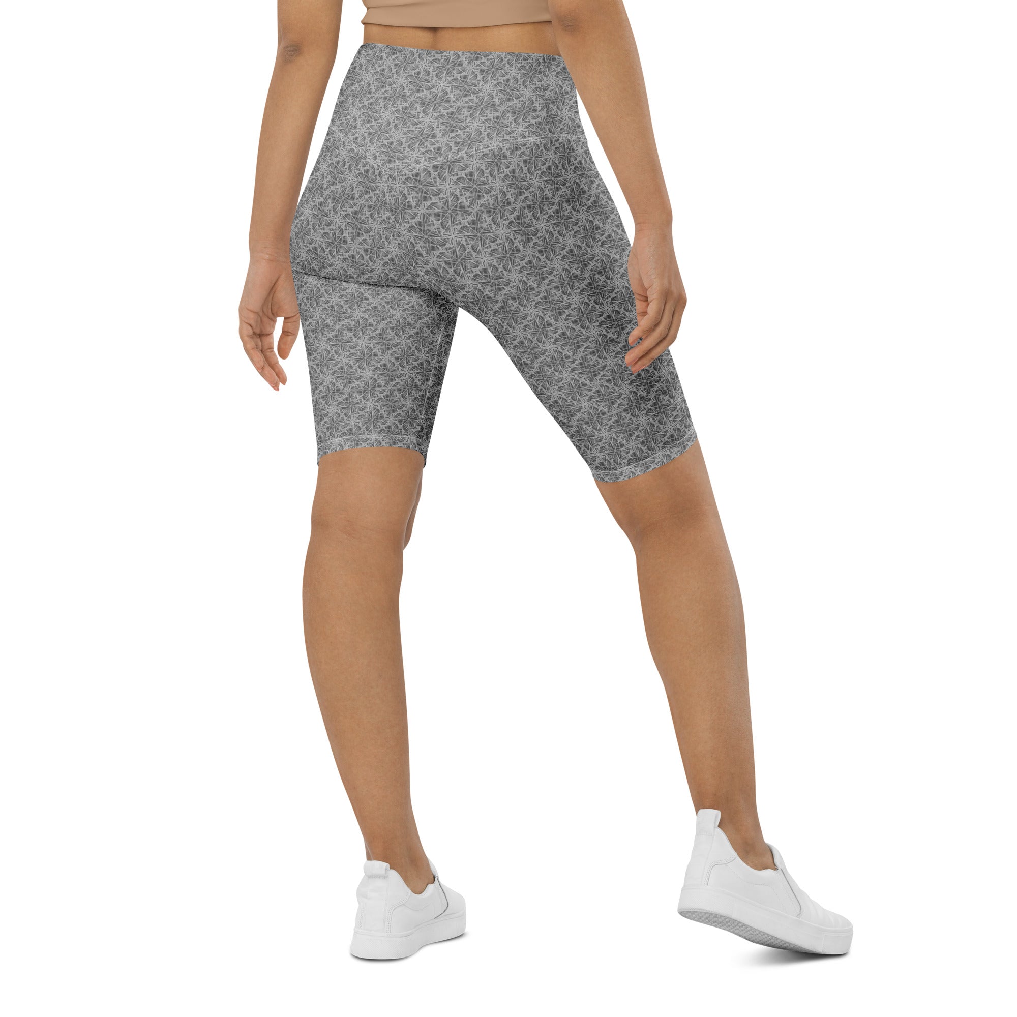 Confusion Abstract Bike Shorts | GearBunch