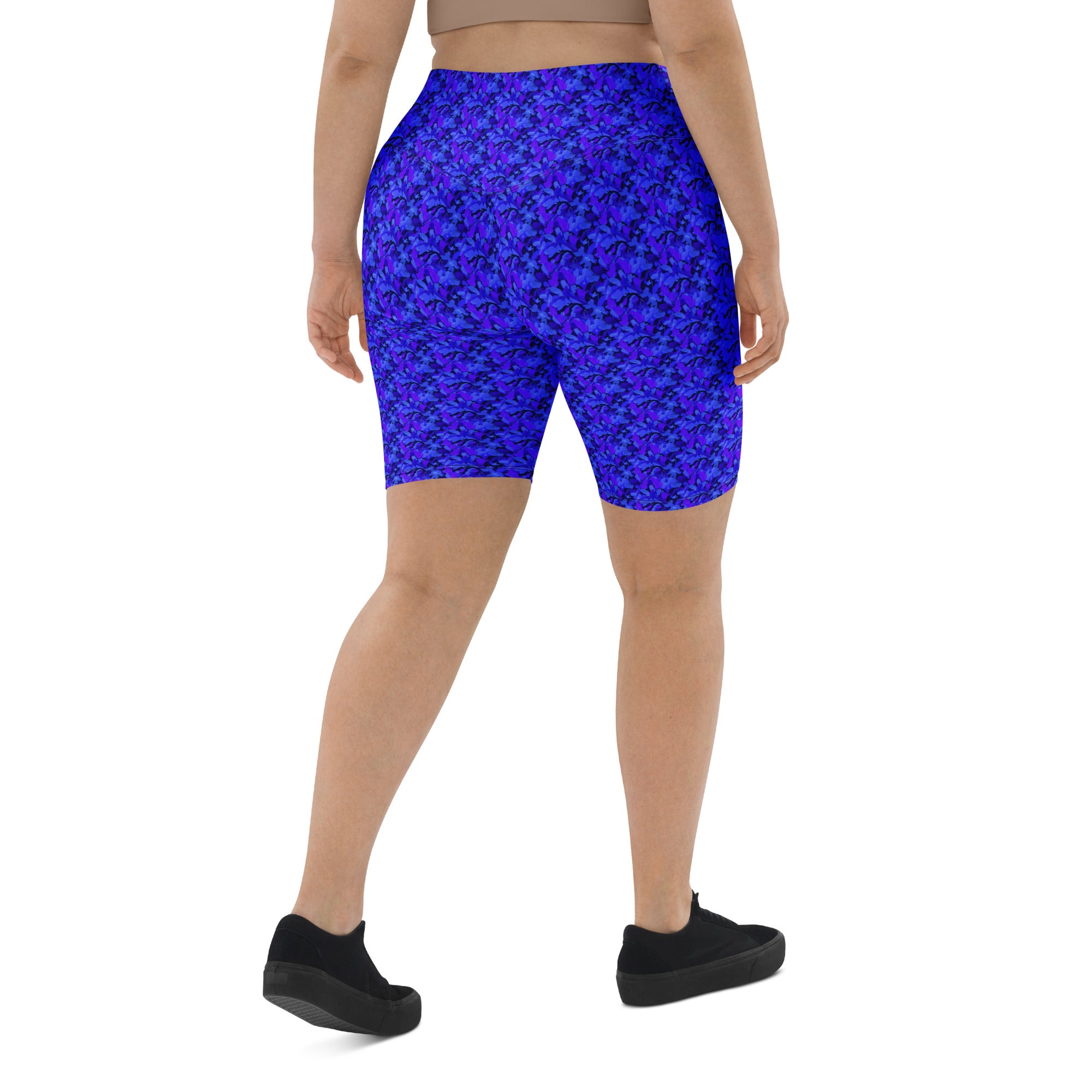 Touching Distance Abstract Bike Shorts | GearBunch