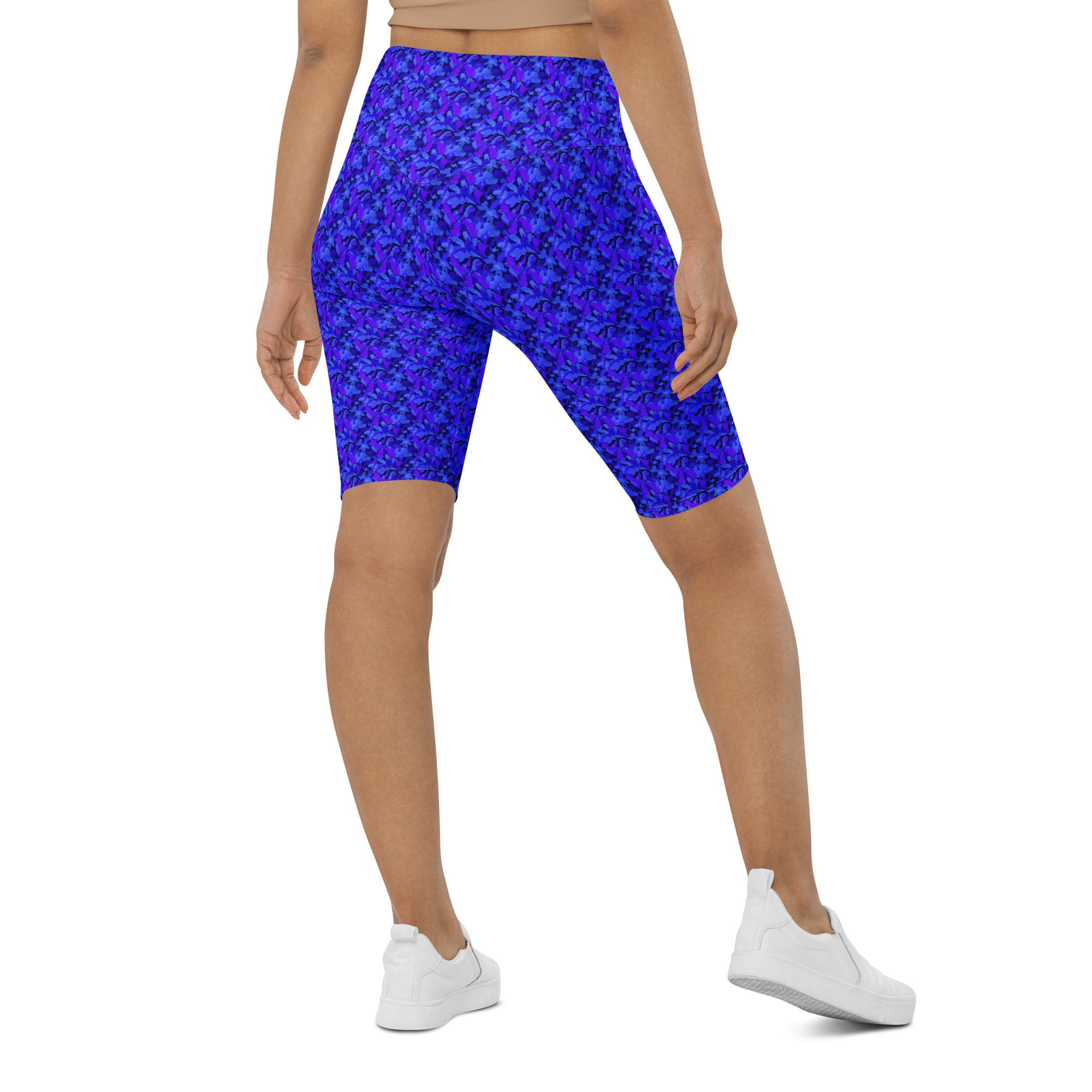 Touching Distance Abstract Bike Shorts | GearBunch