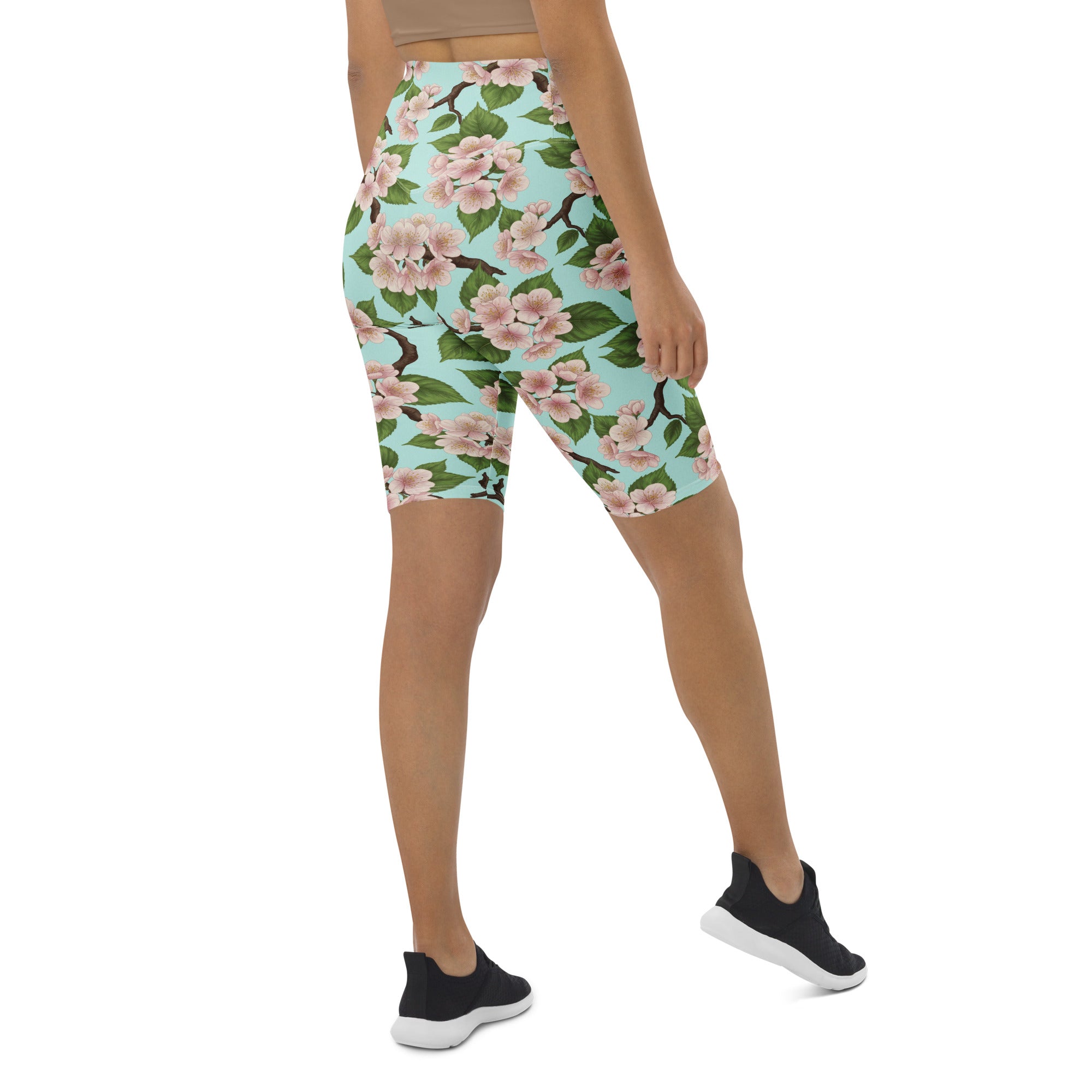 Cherry Blossom Branches Bike Shorts | GearBunch