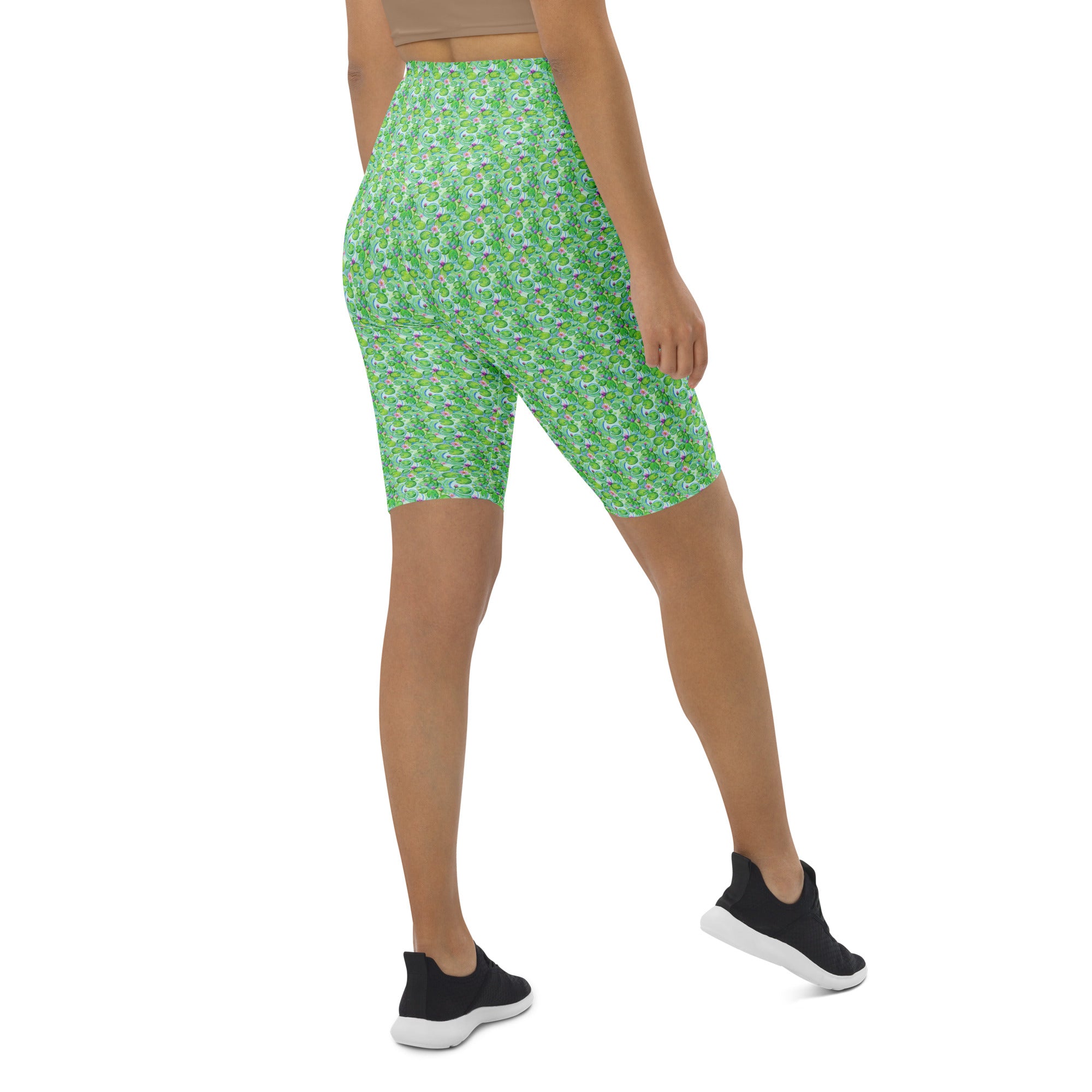 Claude Monet Water Lilies Bike Shorts | GearBunch