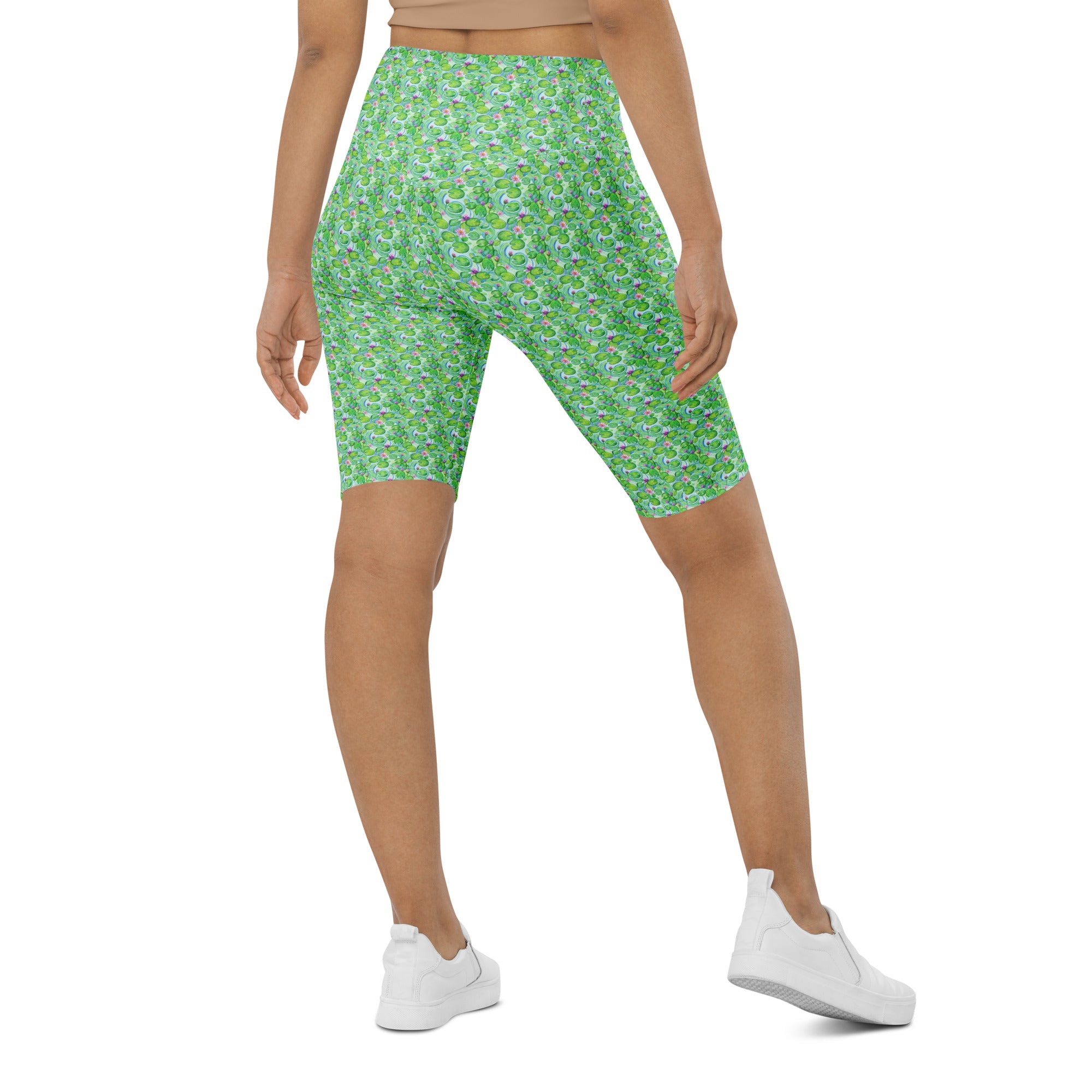 Claude Monet Water Lilies Bike Shorts | GearBunch