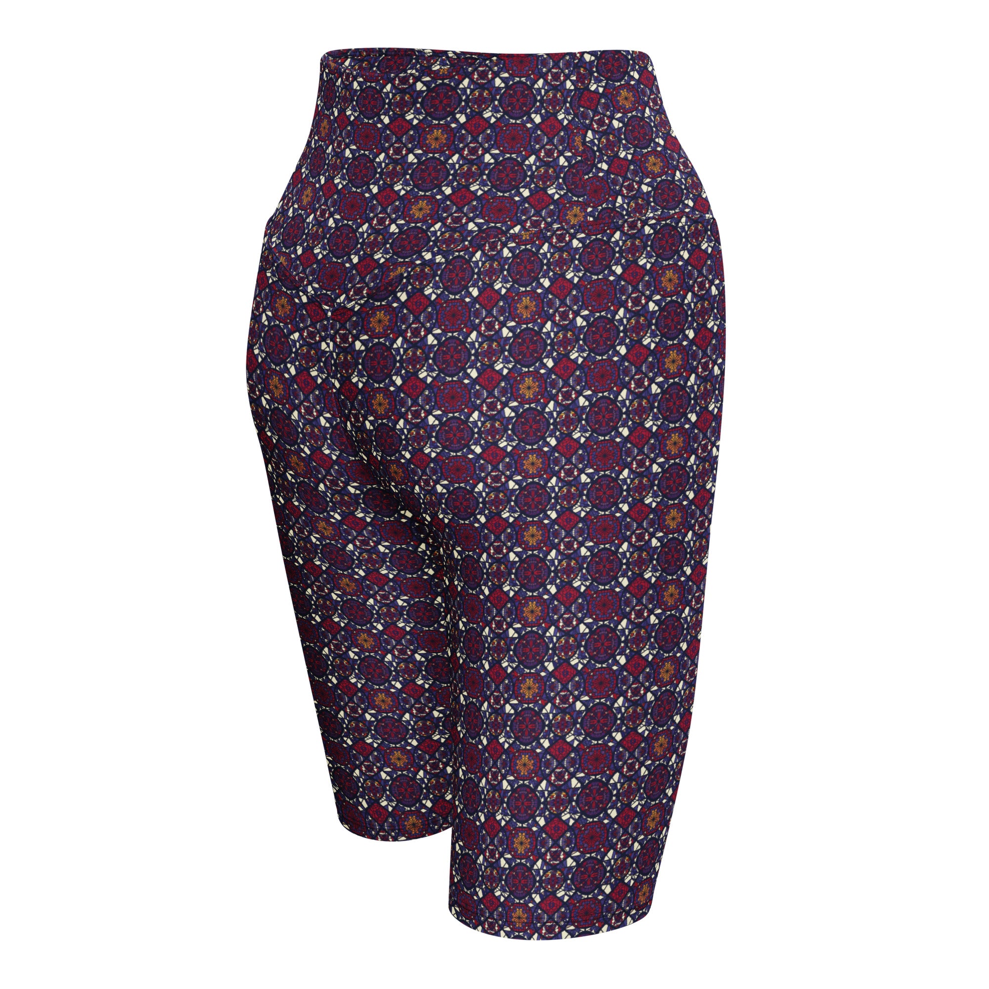 Stained Glass Cathedral Bike Shorts | GearBunch