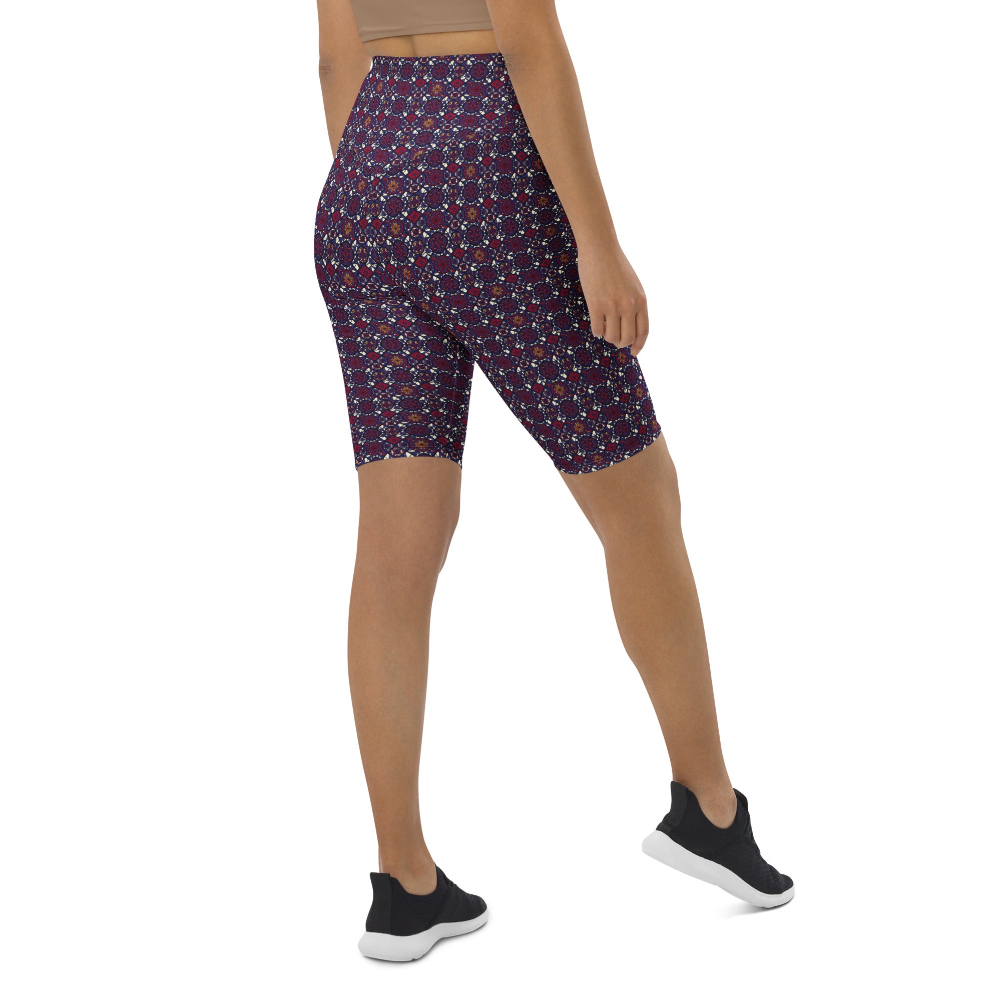 Stained Glass Cathedral Bike Shorts | GearBunch