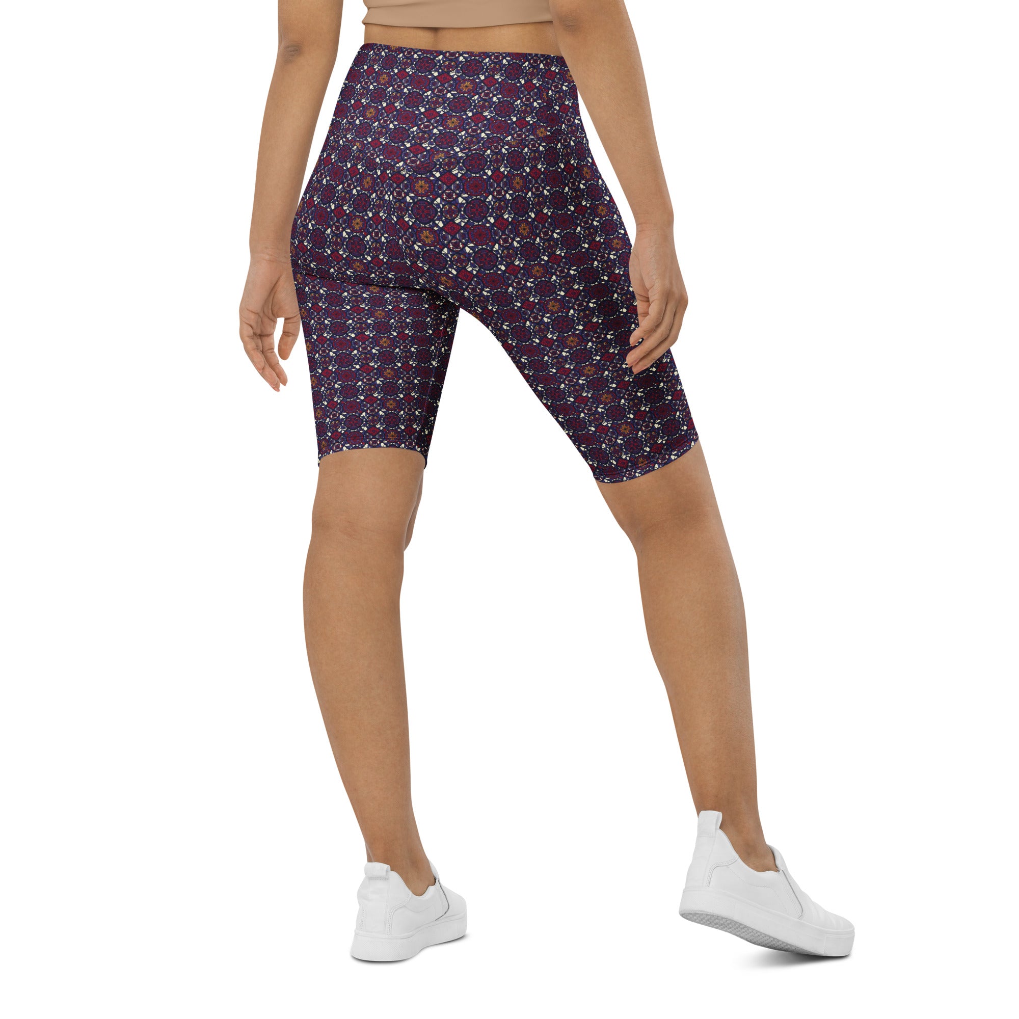 Stained Glass Cathedral Bike Shorts | GearBunch