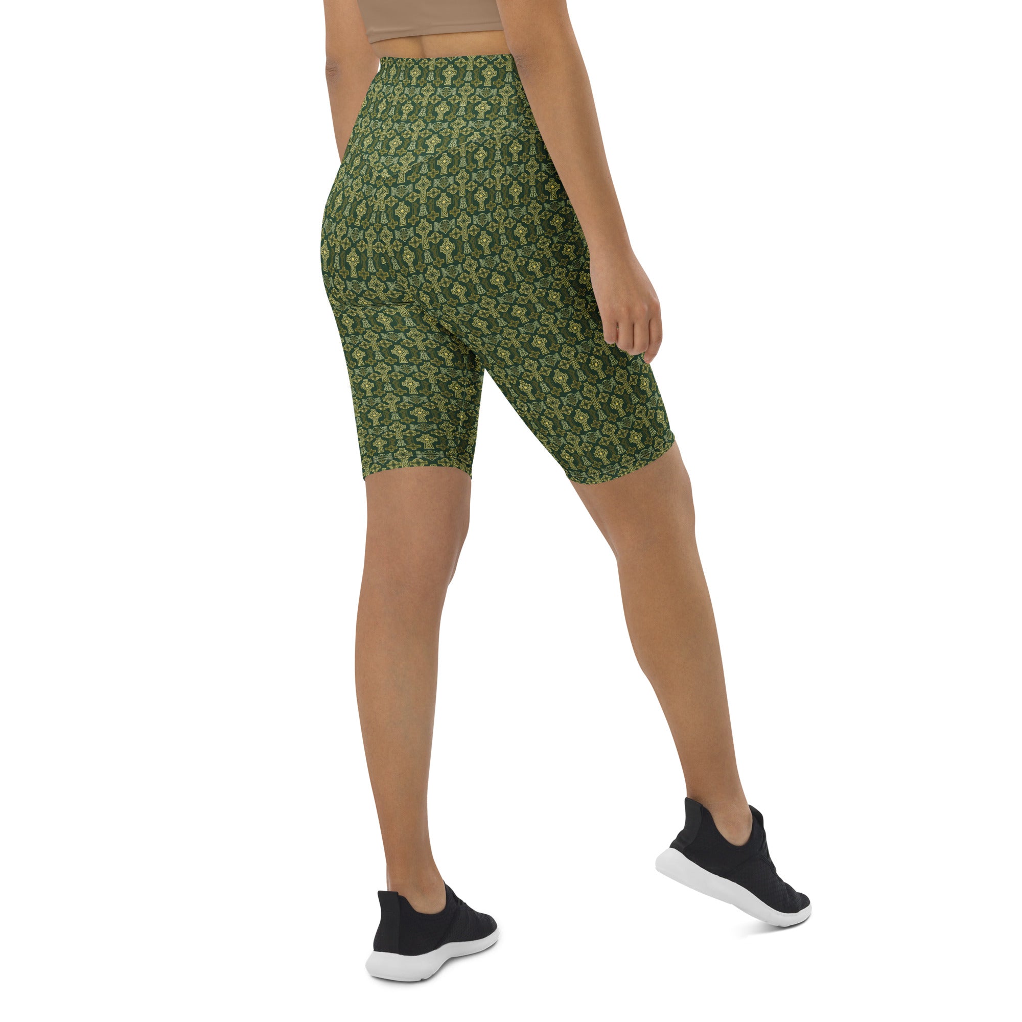 Celtic Cross Knotwork Bike Shorts | GearBunch