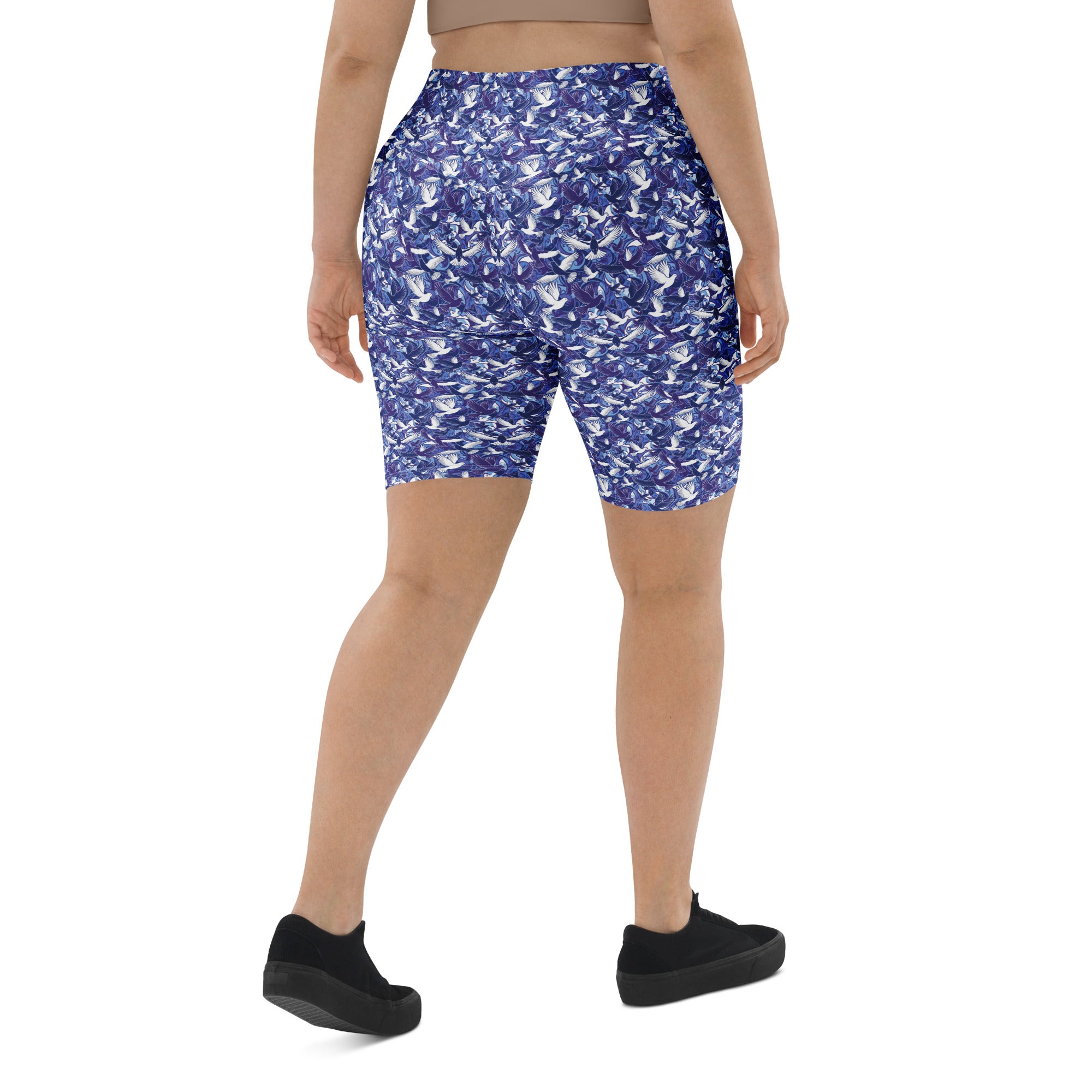 Dove in Flight Bike Shorts | GearBunch