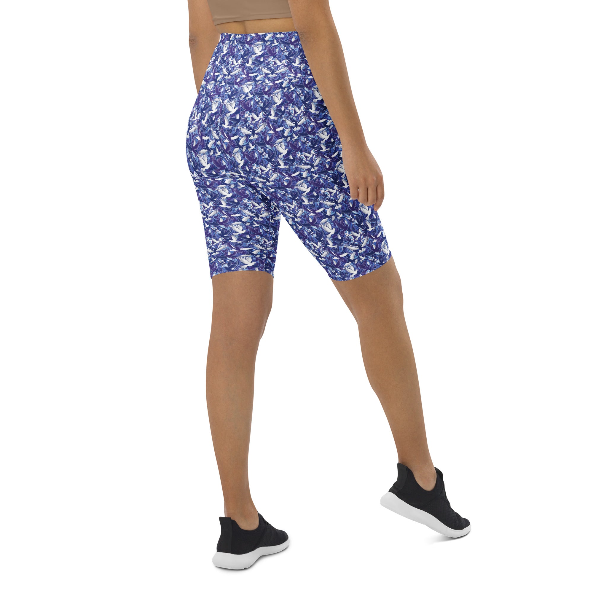 Dove in Flight Bike Shorts | GearBunch