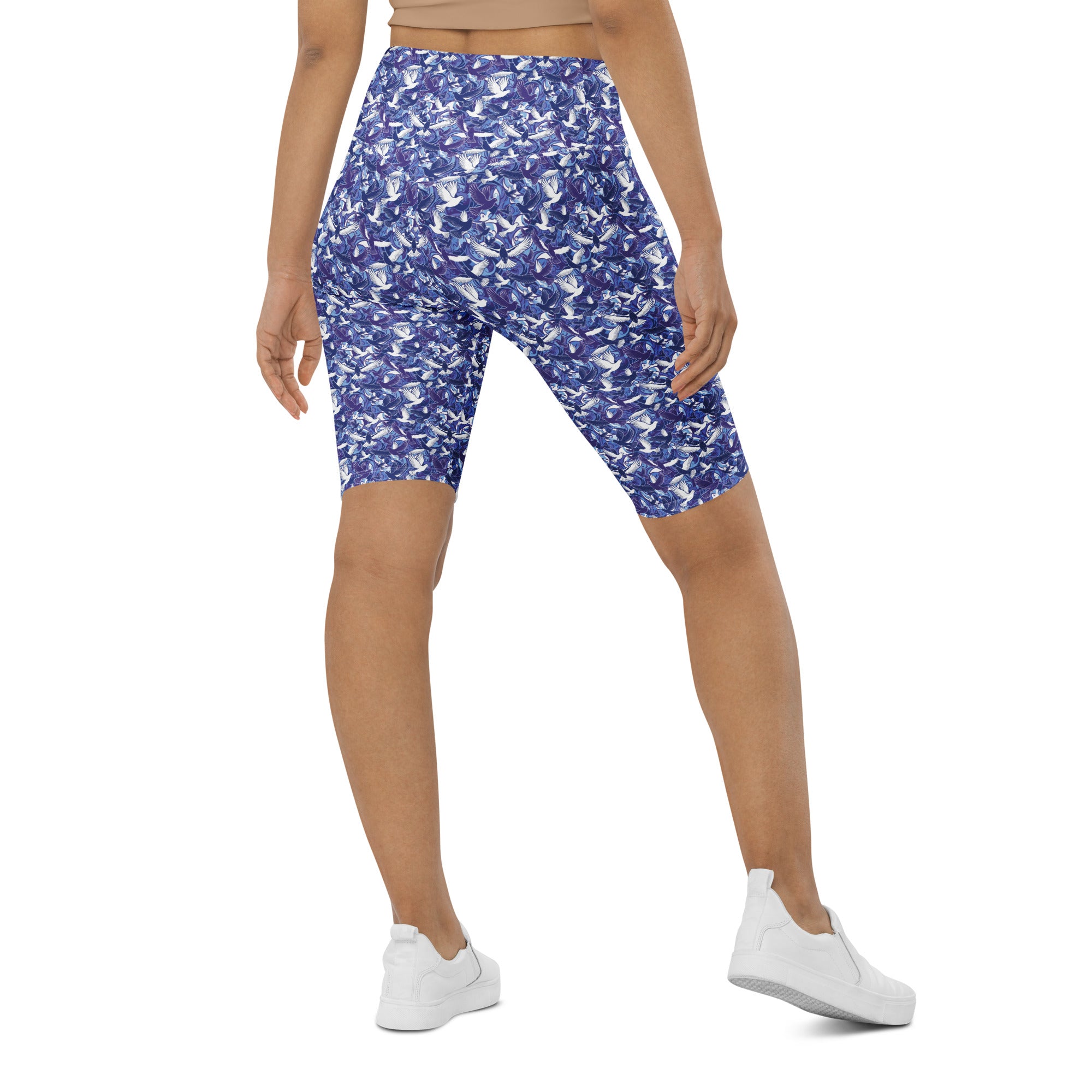 Dove in Flight Bike Shorts | GearBunch