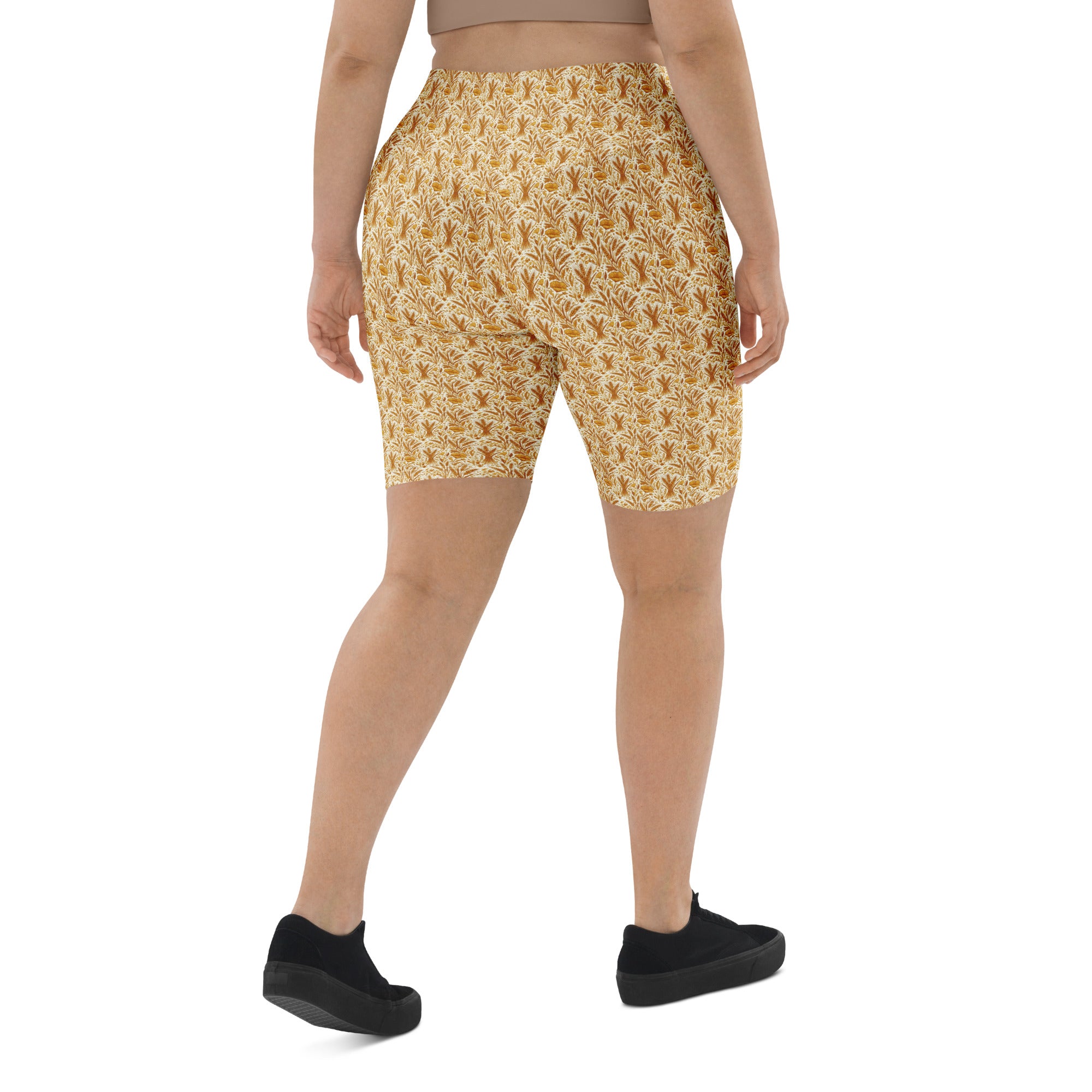 Wheat Field Harvest Bike Shorts | GearBunch