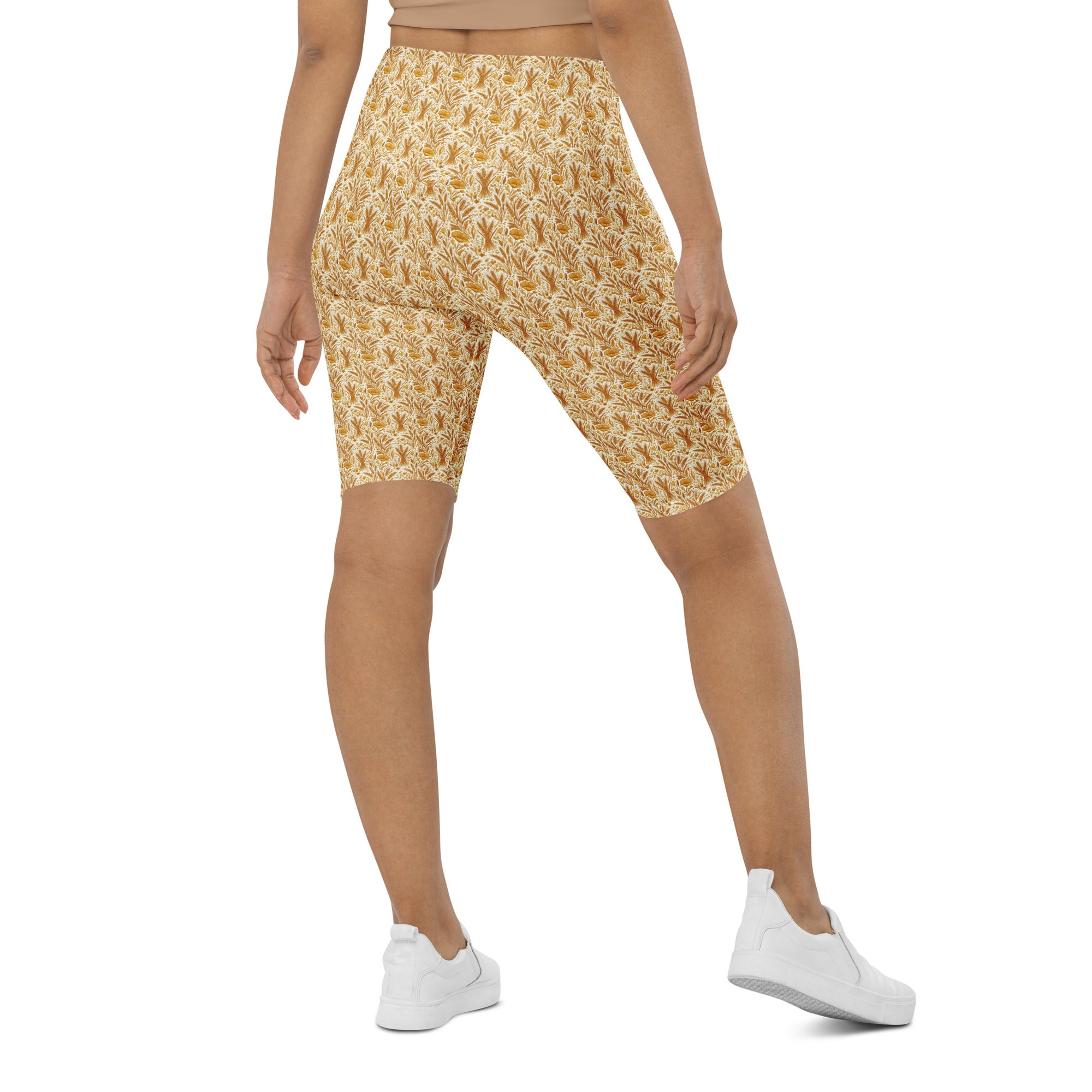 Wheat Field Harvest Bike Shorts | GearBunch