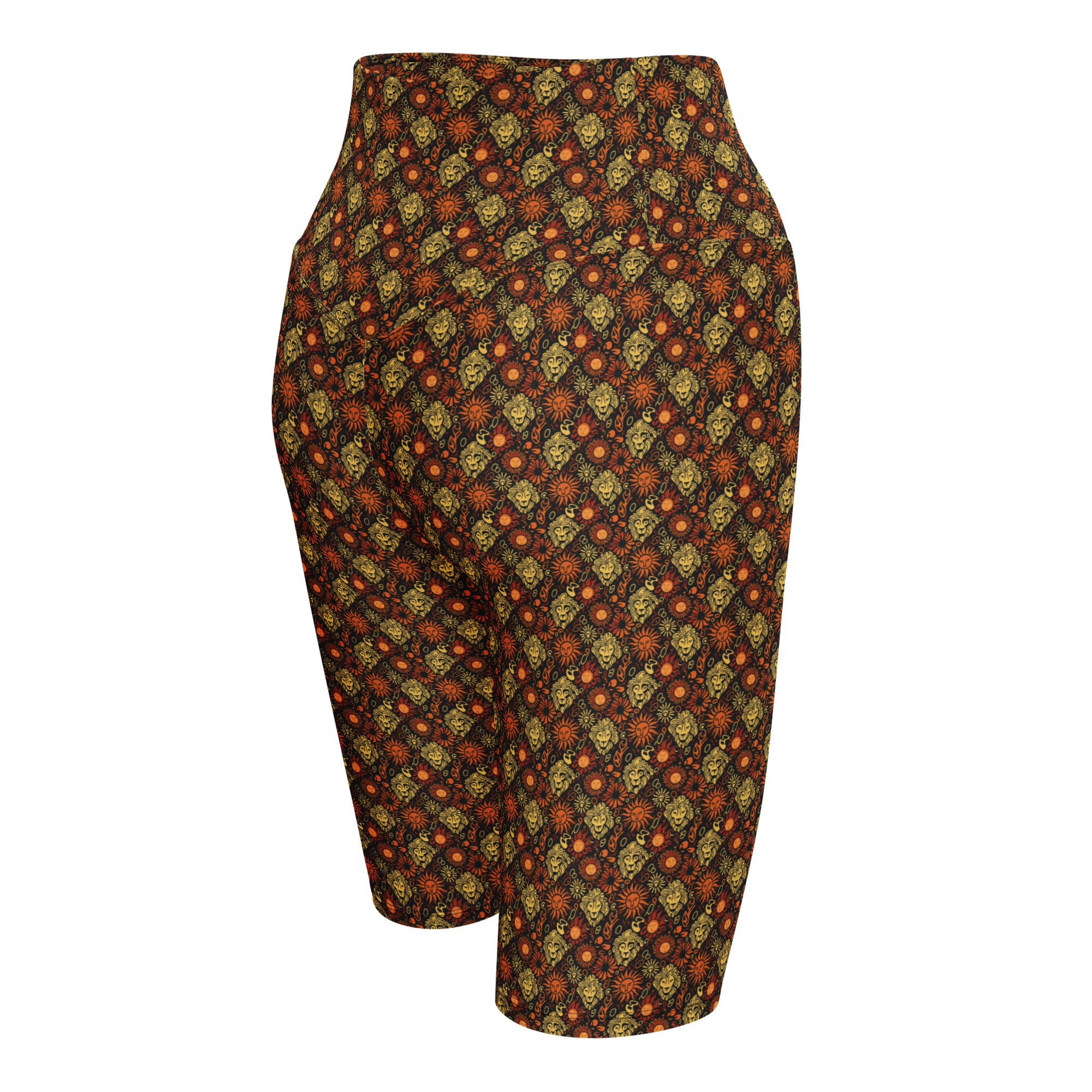 Leo Sun Mane Bike Shorts | GearBunch
