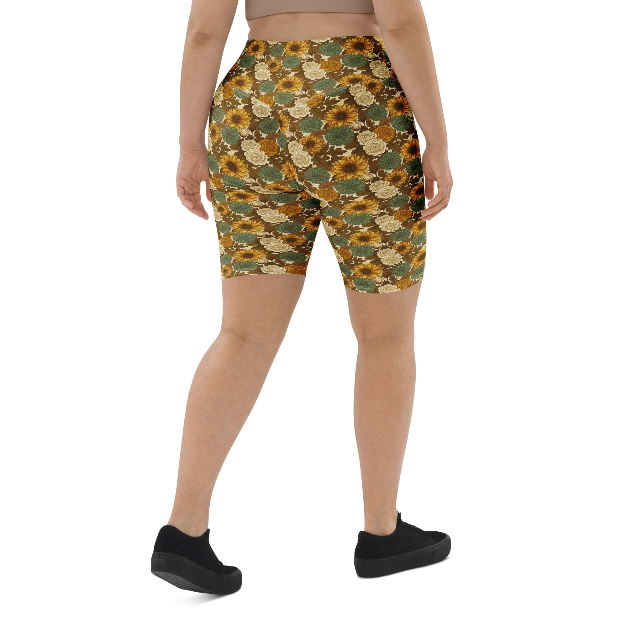 Virgo Harvest Botanical Bike Shorts | GearBunch