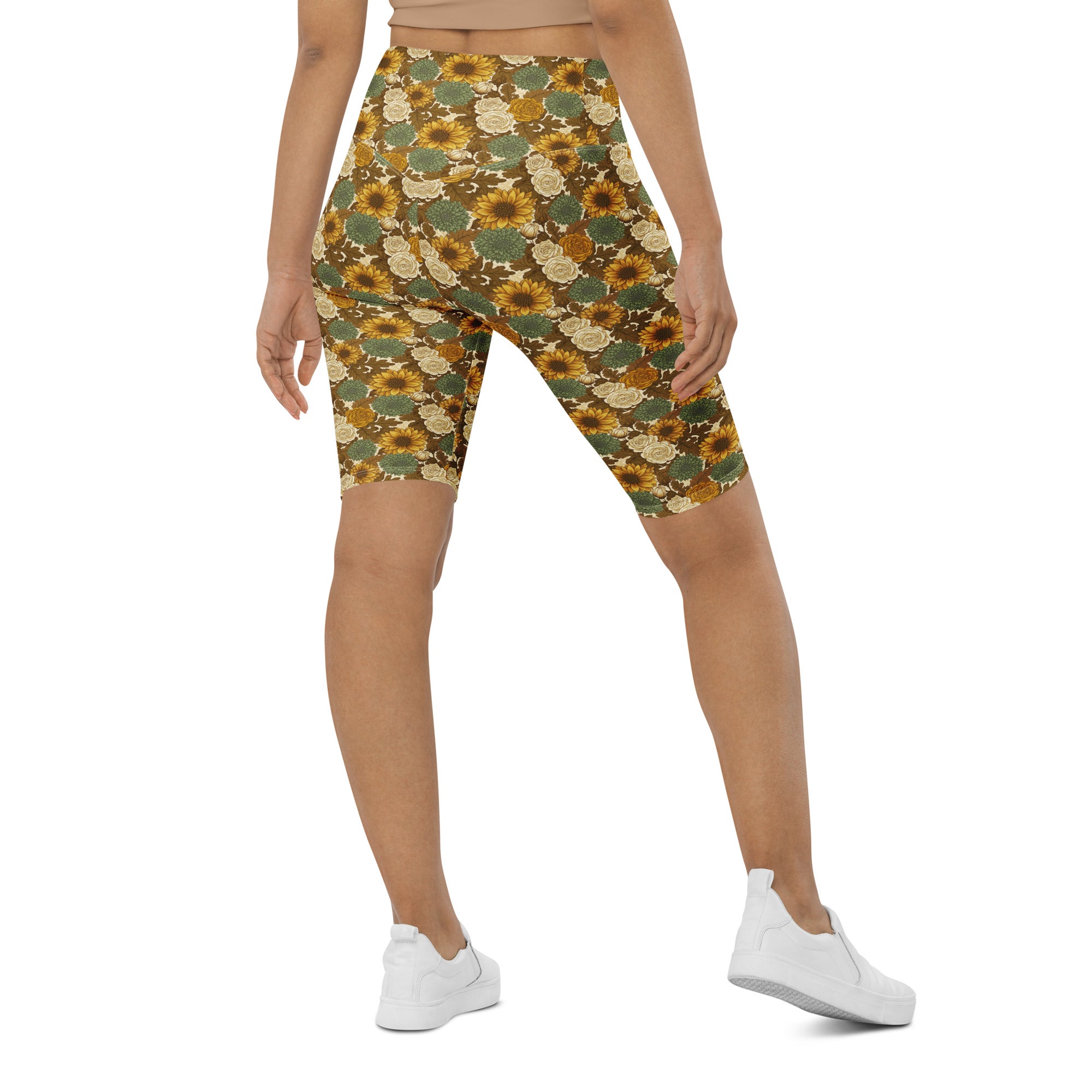 Virgo Harvest Botanical Bike Shorts | GearBunch