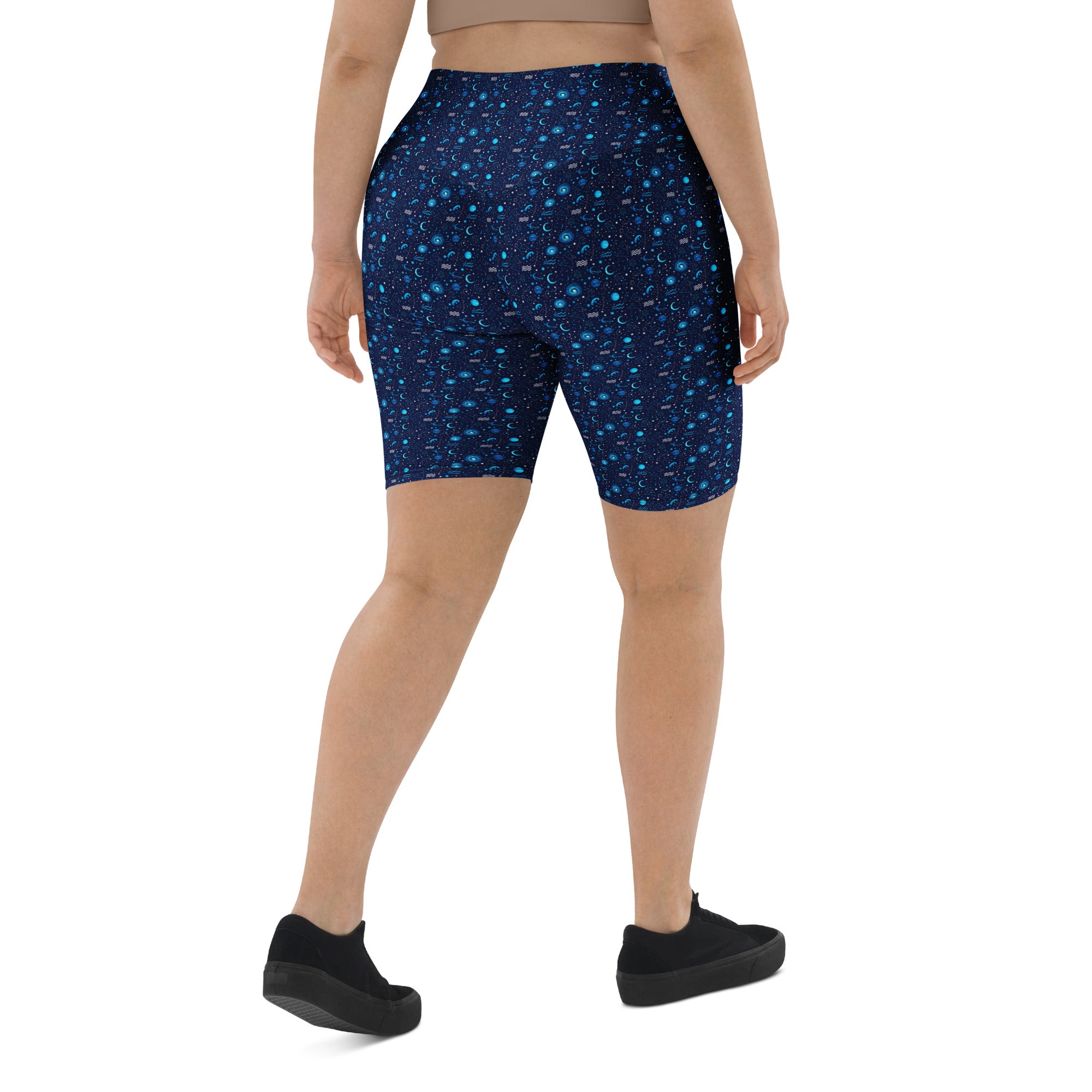Aquarius Celestial Bike Shorts | GearBunch